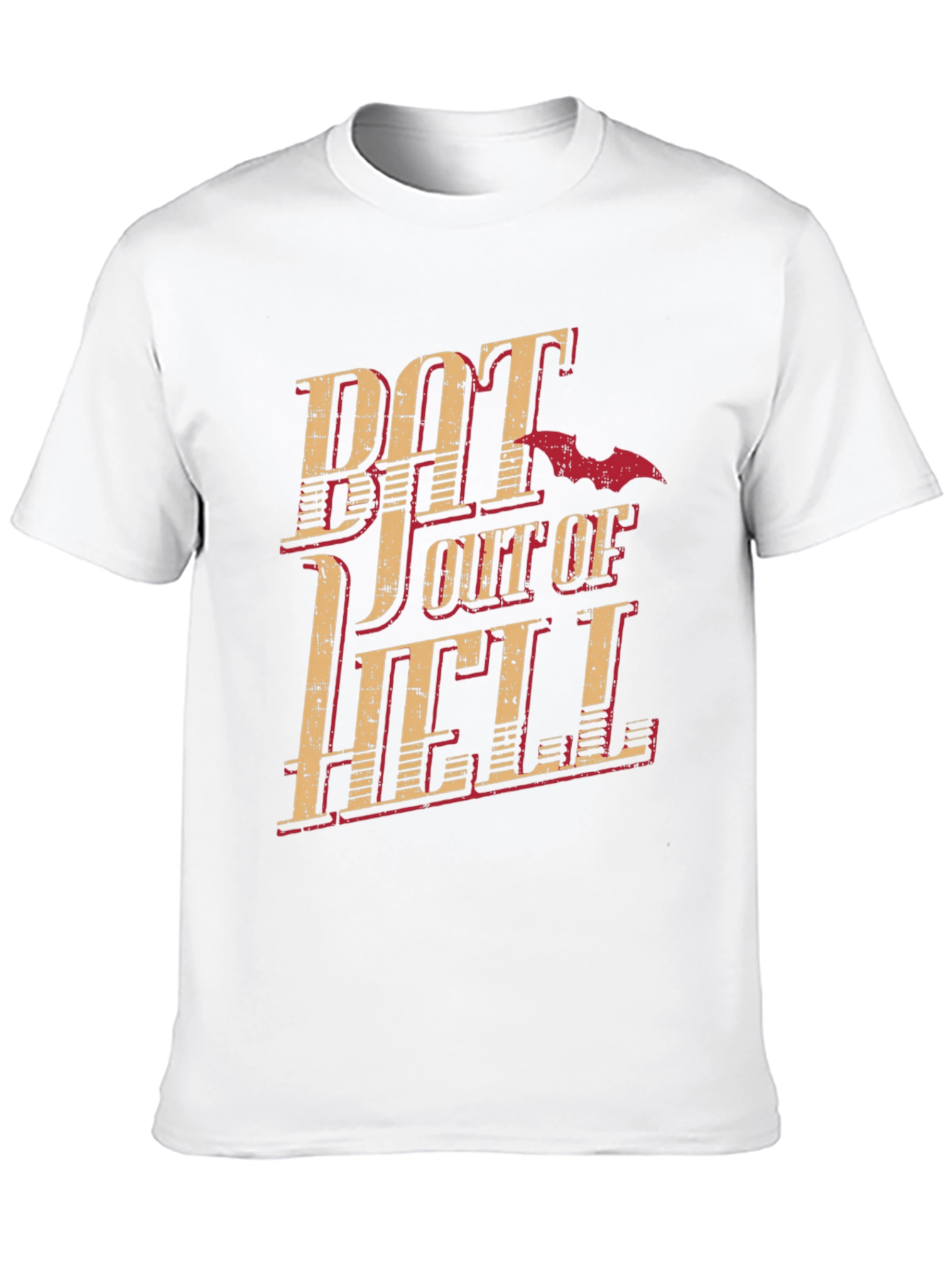 Black Bat Out of Hell Graphic T-Shirt - Vintage Style view 10