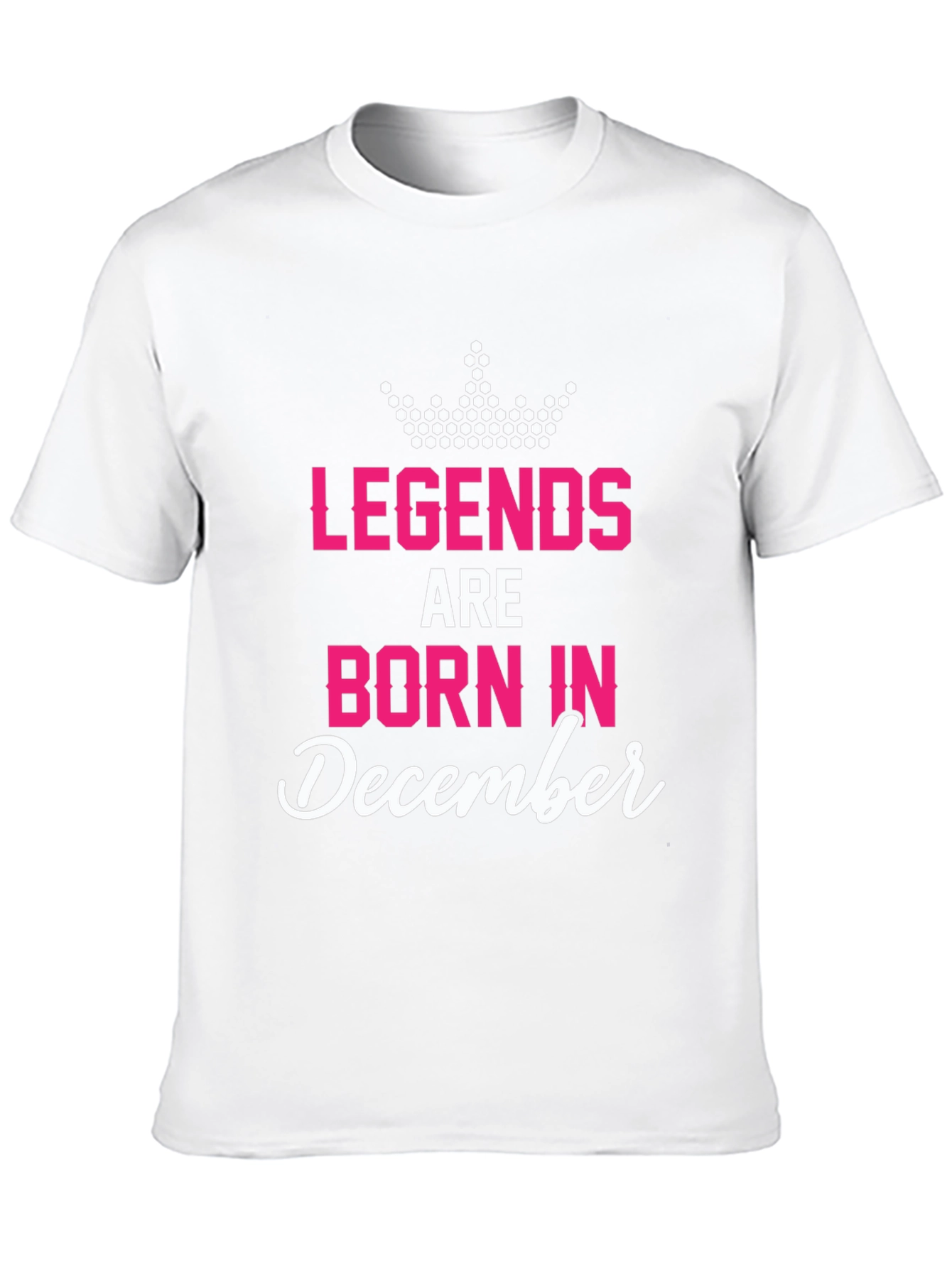 Black Legends Are Born In December T-Shirt view 10