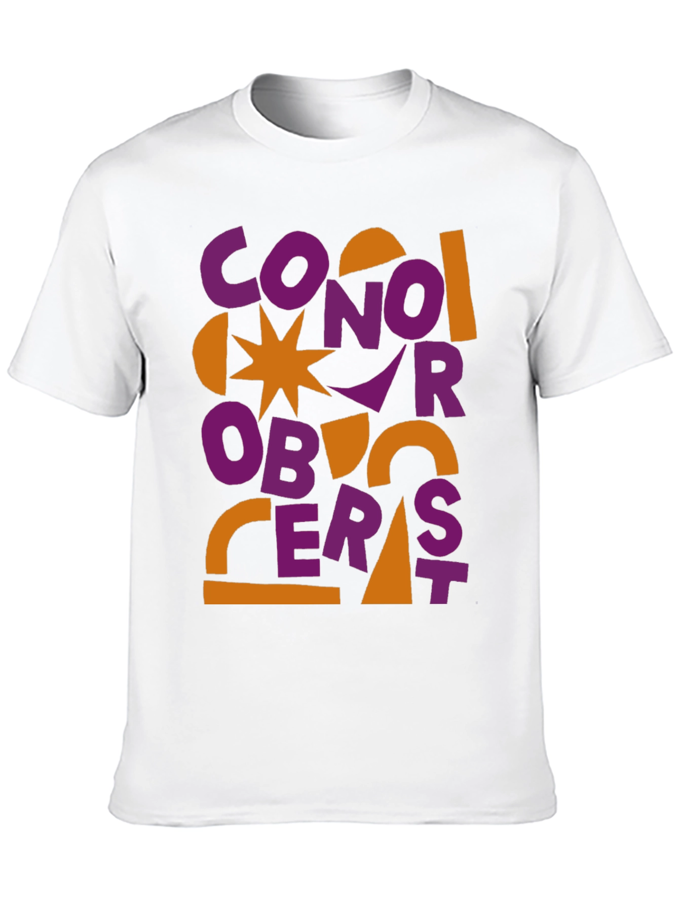 Black Conor Oberst Graphic Tee - Abstract Style view 10