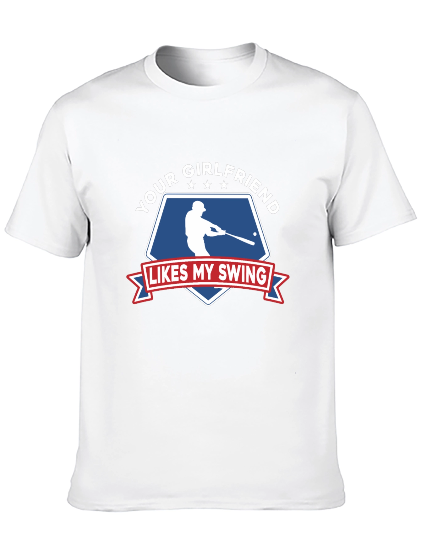 Black Your Girlfriend Likes My Swing T-Shirt view 10