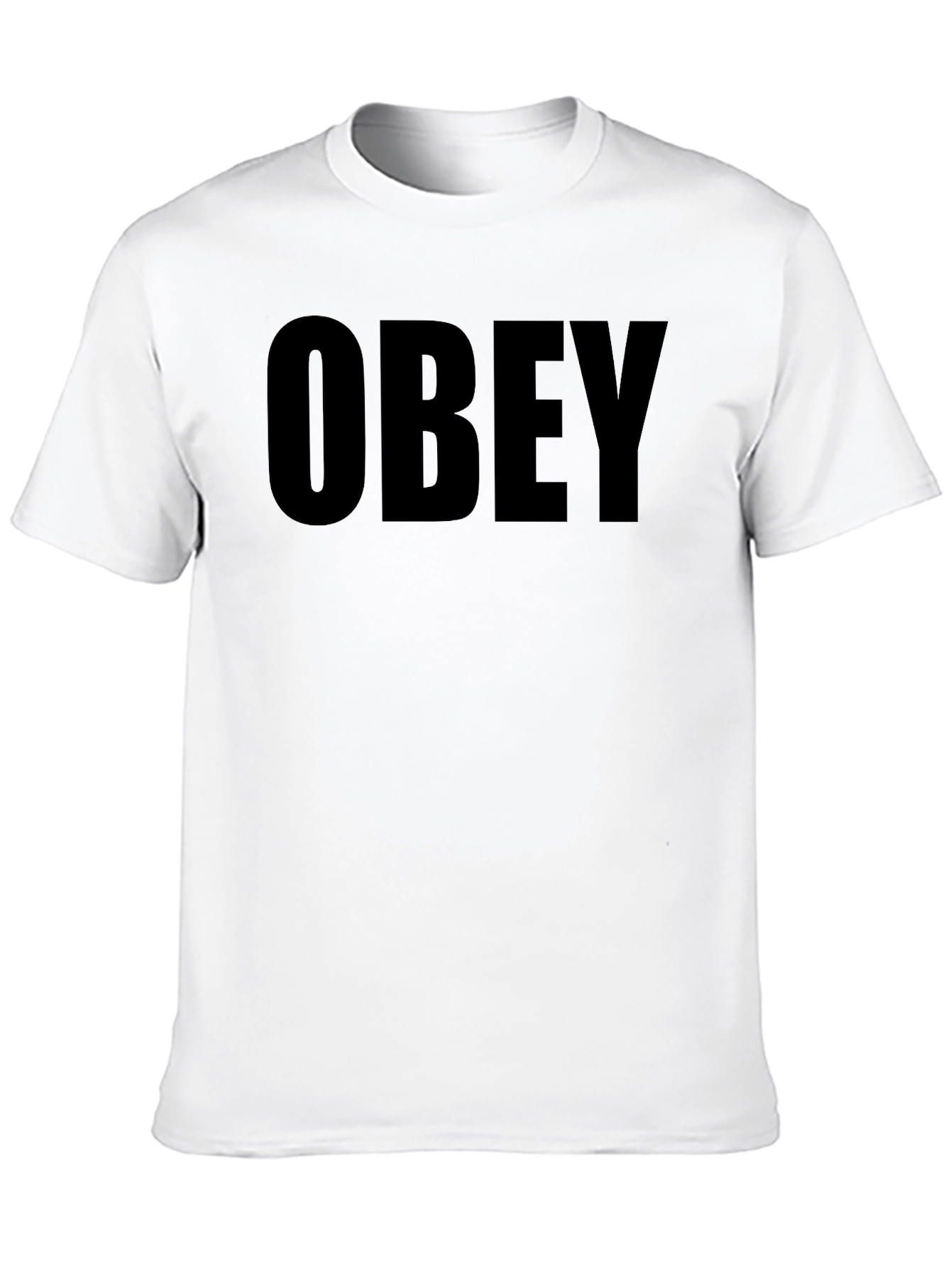 Black Obey Graphic Tee - Bold Statement T-Shirt view 10