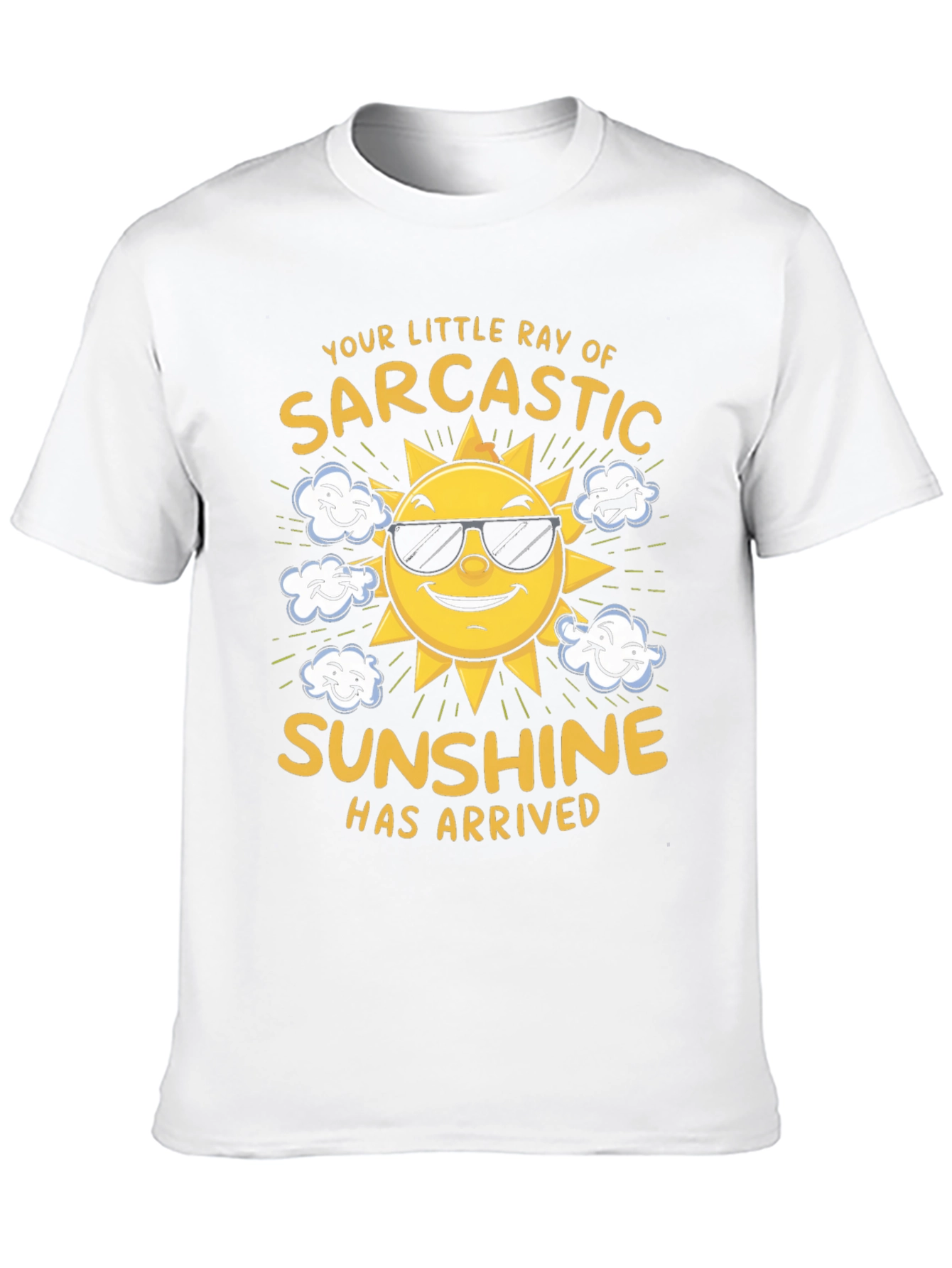 Black Sarcastic Sunshine Graphic Tee view 10