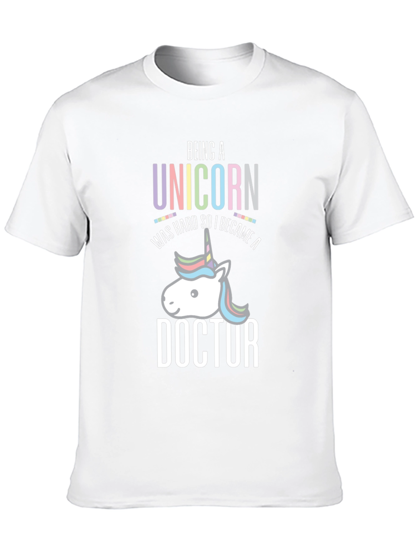 Black Unicorn Doctor T-Shirt - Funny Medical Tee view 10