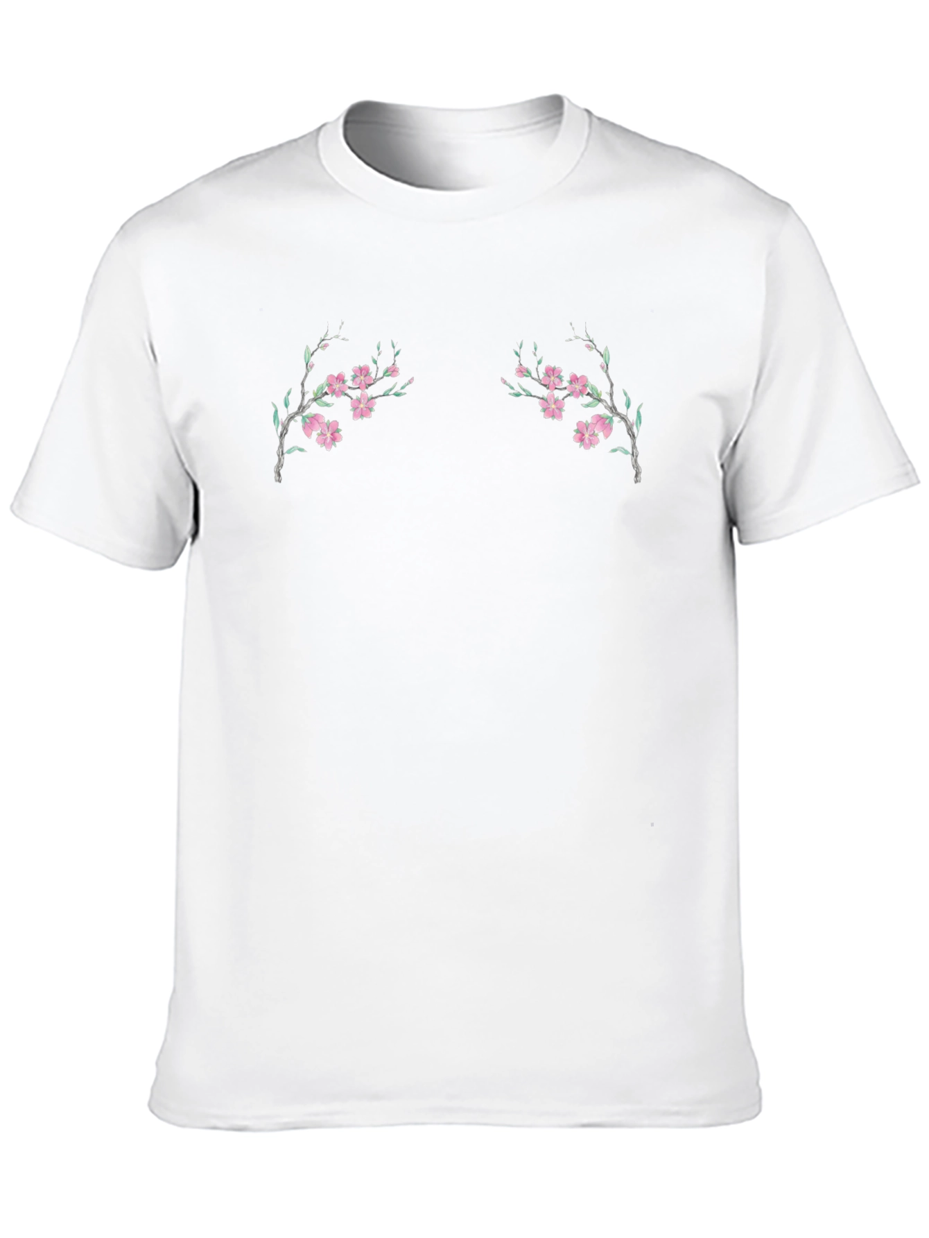 Black Black Cherry Blossom T-Shirt view 10