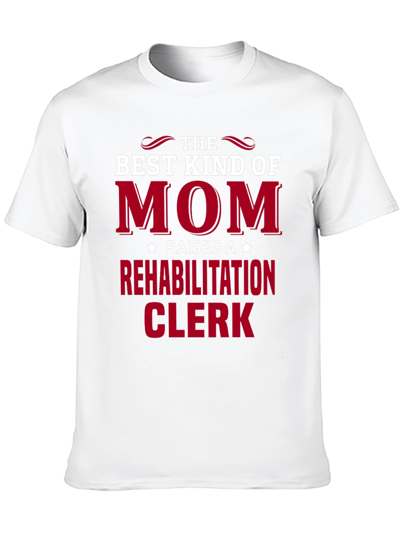 Black Best Kind of Mom Rehabilitation Clerk T-Shirt view 10