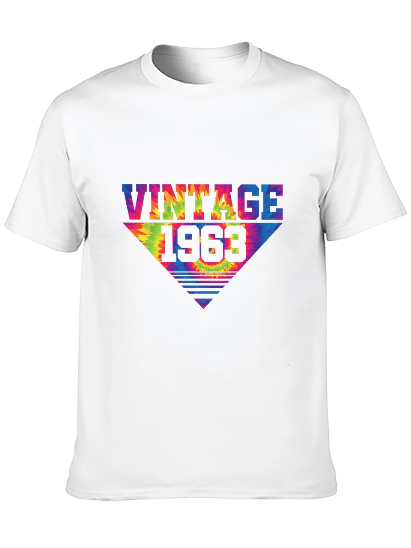 Black Vintage 1963 Tie Dye T-Shirt - Retro Style view 10