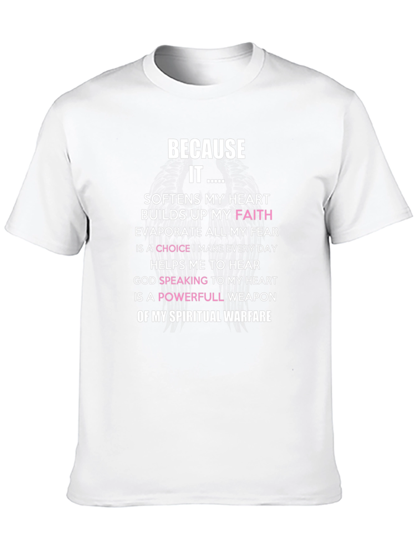 Black Faith-Based Spiritual Warfare T-Shirt view 10