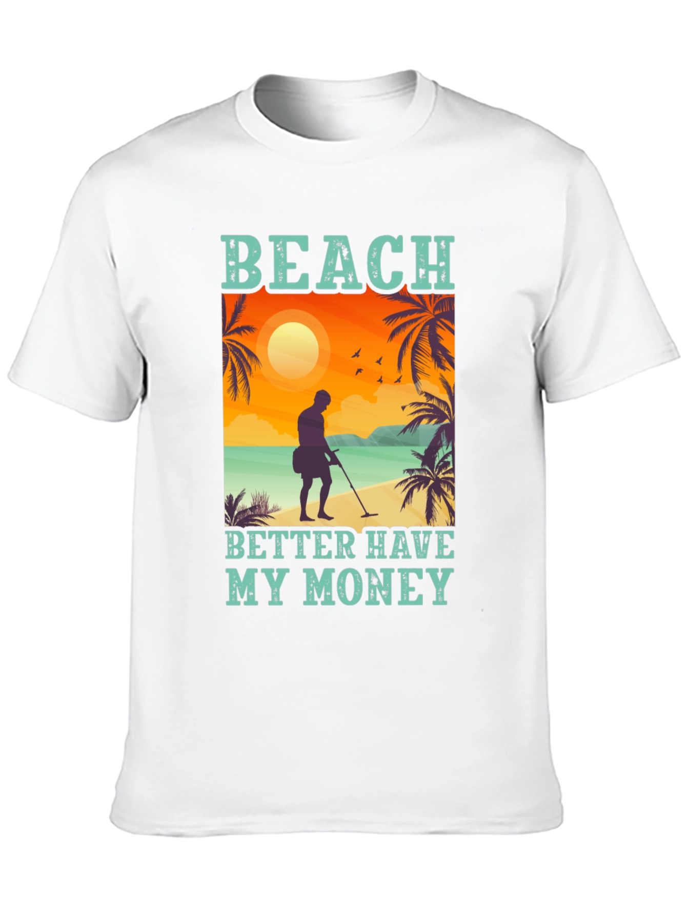 Black Beach Better Have My Money Graphic Tee view 10