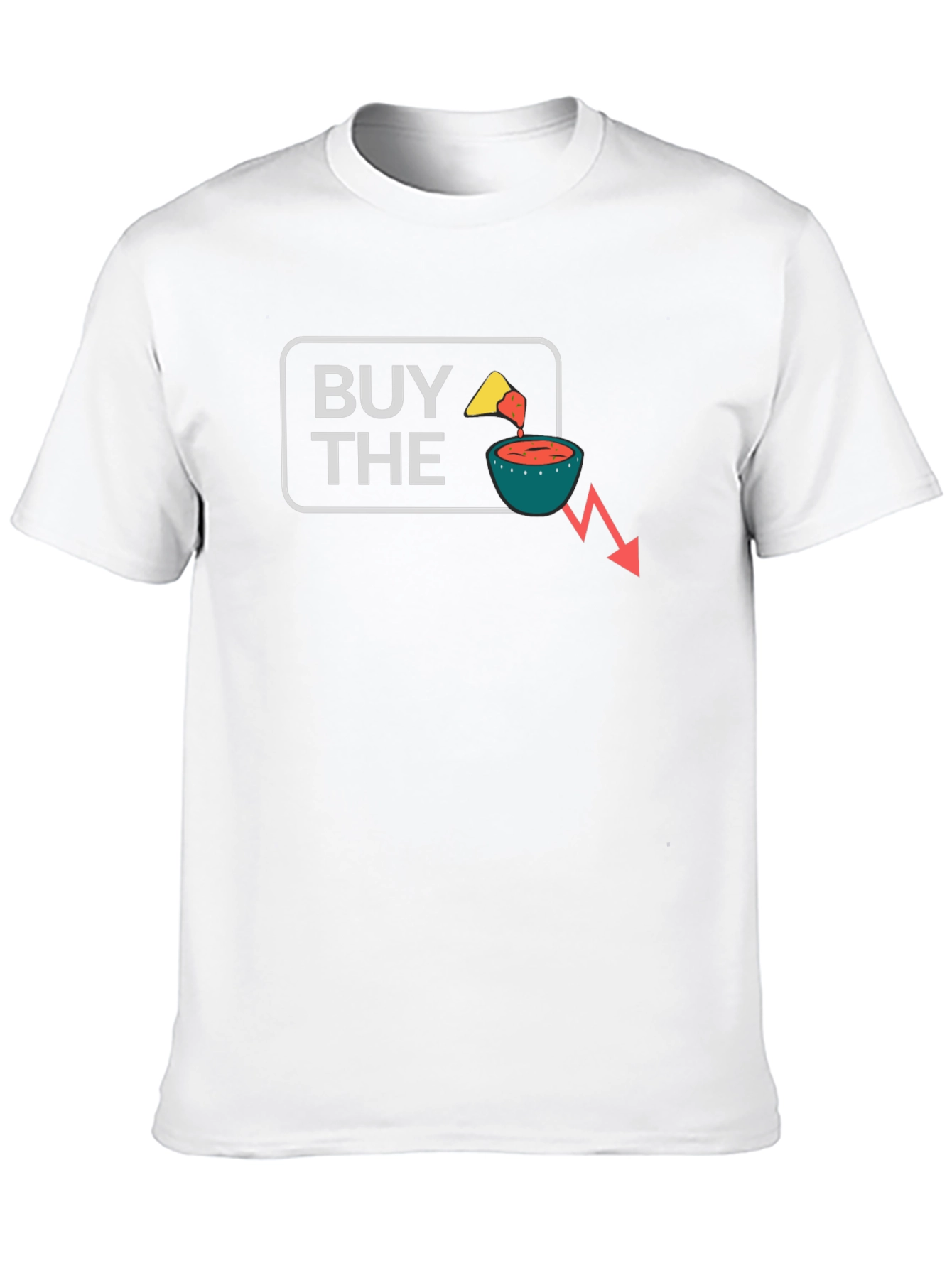 Black Buy the Dip T-Shirt - Funny Stock Market Investor Tee view 10