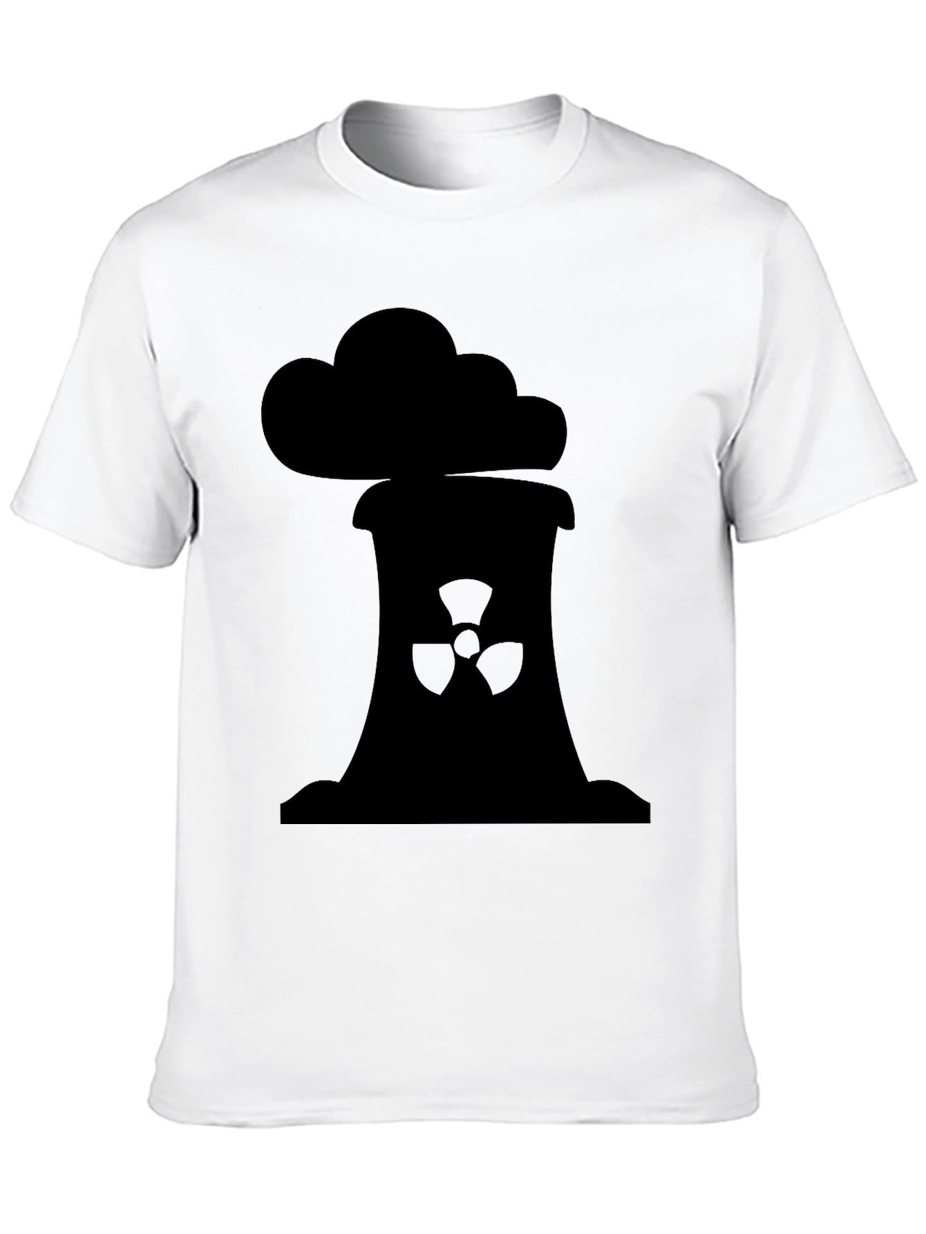 Black Nuclear Power Plant Graphic T-Shirt view 10