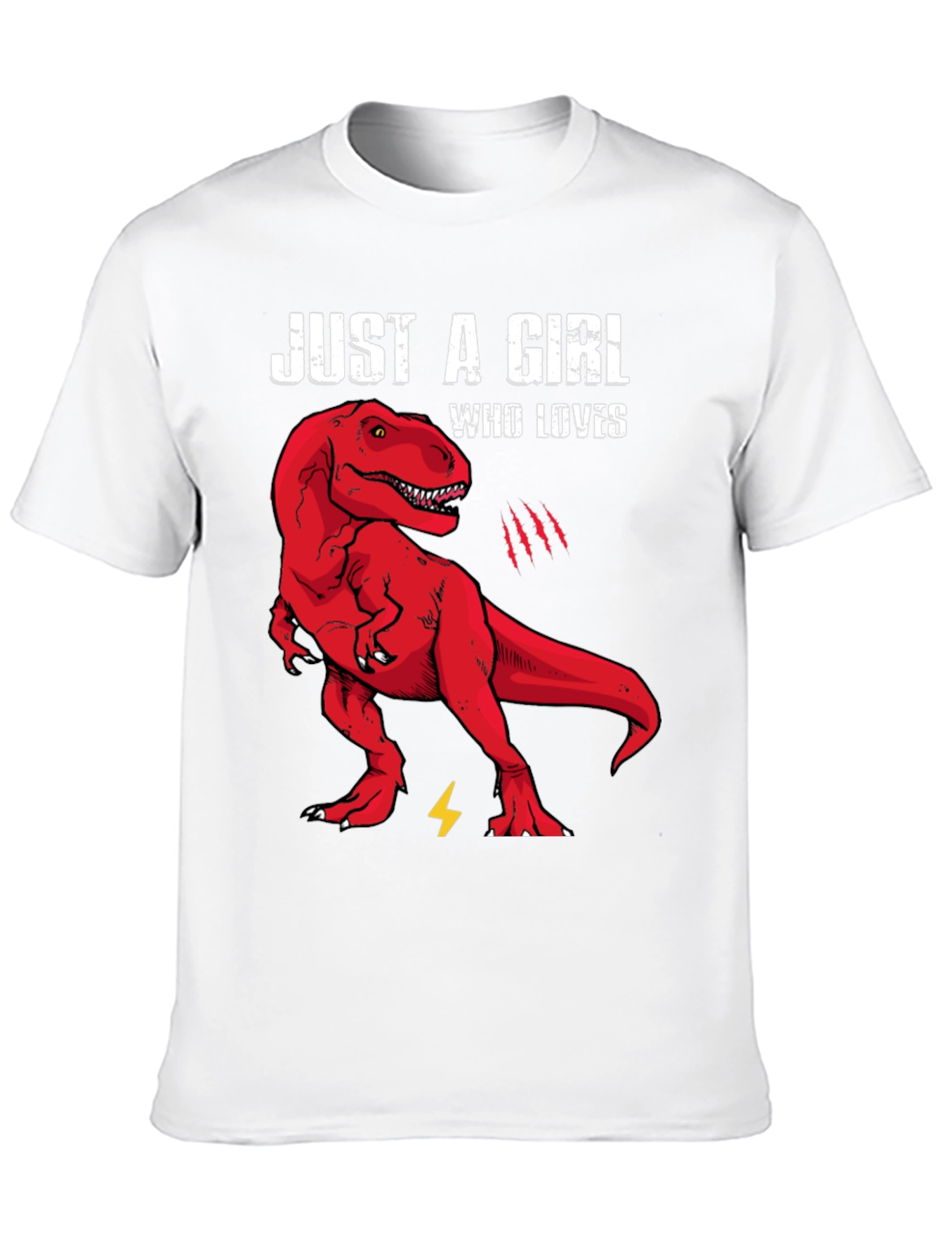 Black Girl Loves Dinosaurs T-Shirt view 10