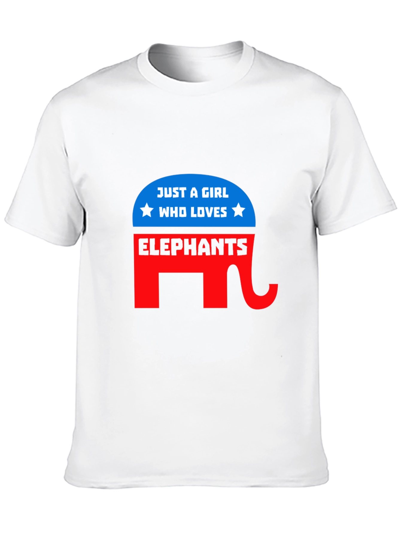 Black Girl Loves Elephants T-Shirt view 10