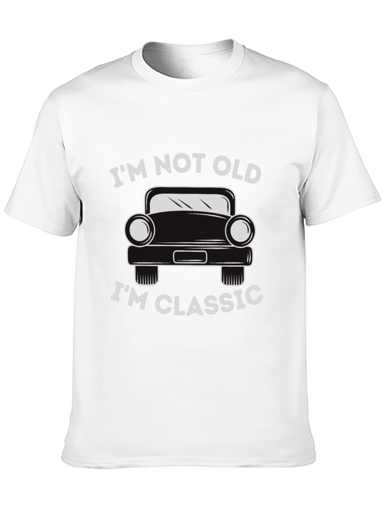 Black I'm Not Old I'm Classic Car Graphic T-Shirt view 10