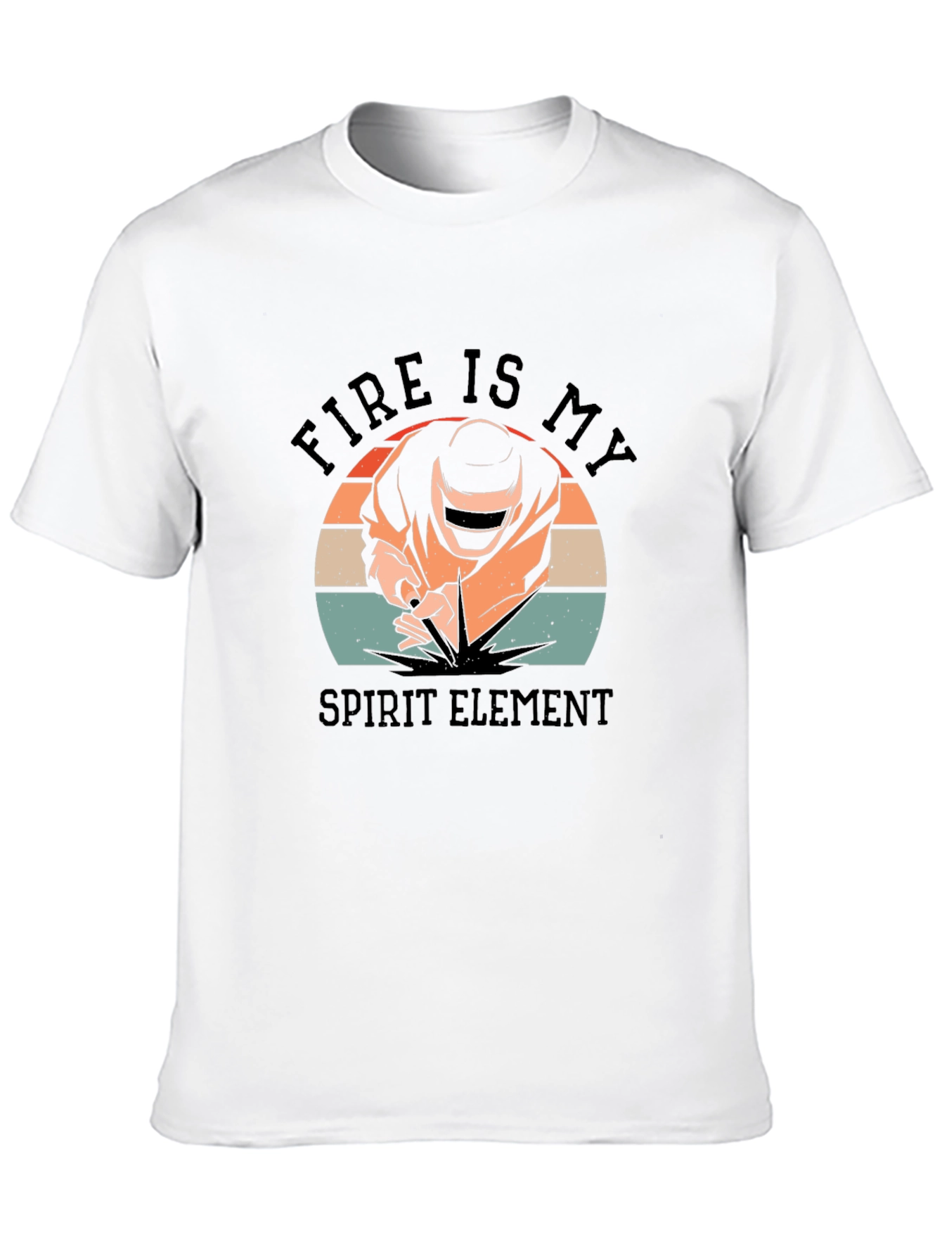 Fire Is My Spirit Element Welder T-Shirt - 10