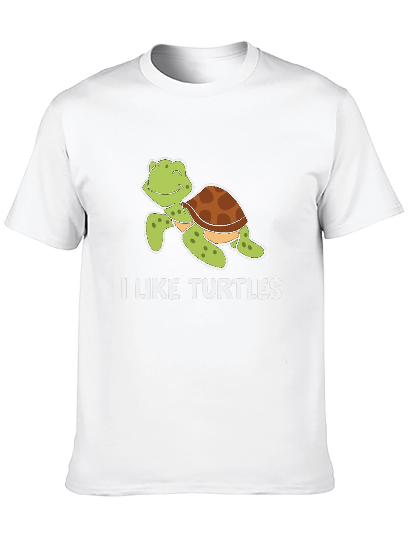 Black I Like Turtles T-Shirt view 10