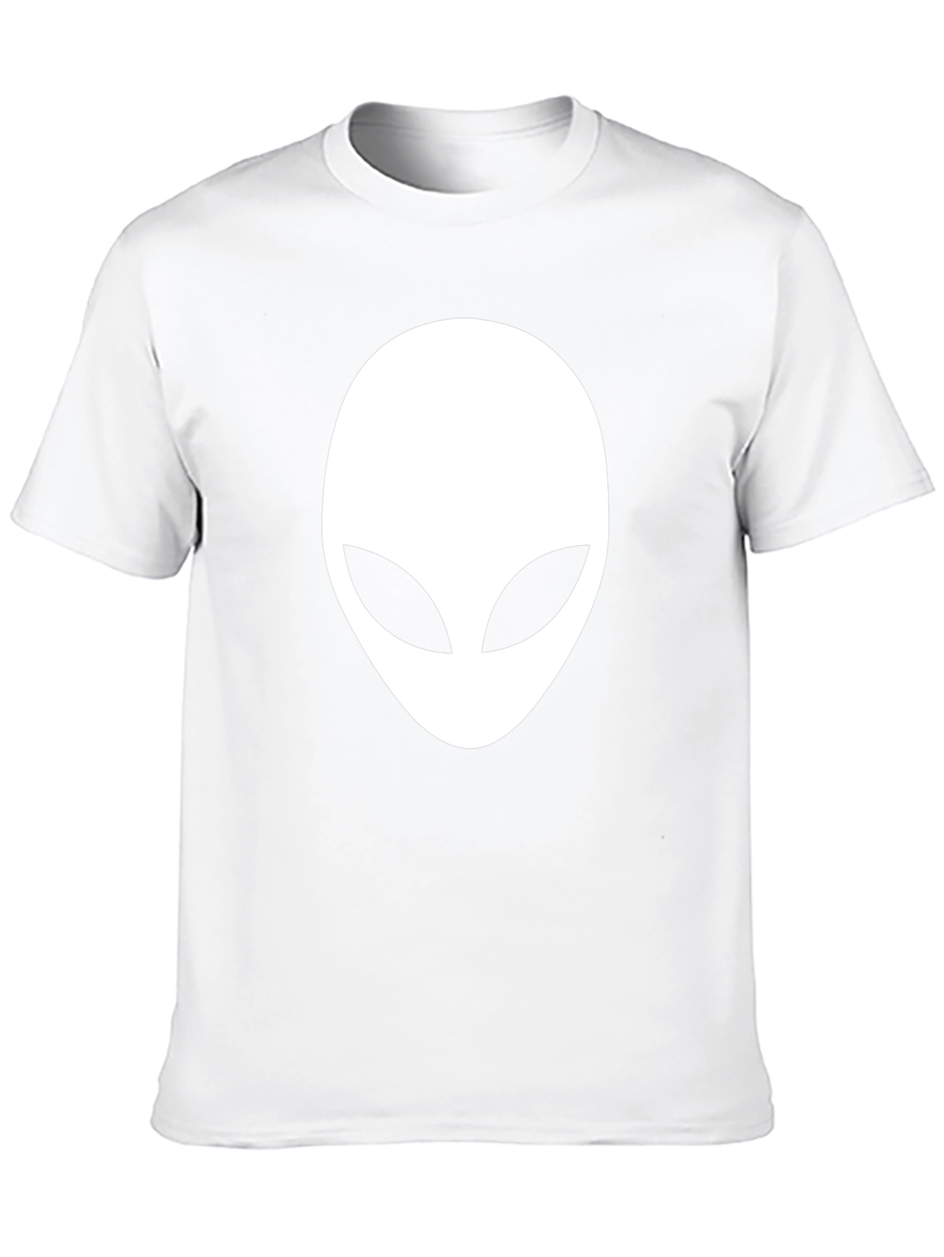 Black Alien Head Graphic Black T-Shirt view 10