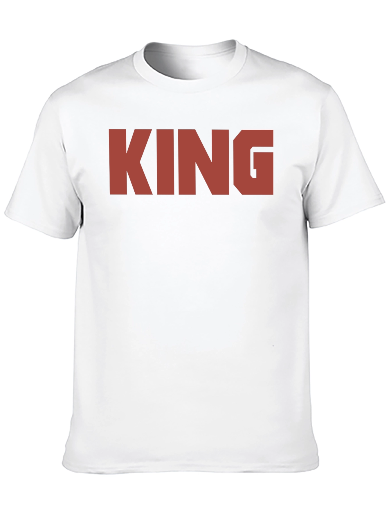 Black Bold King Graphic Tee - Black Crew Neck Shirt view 10