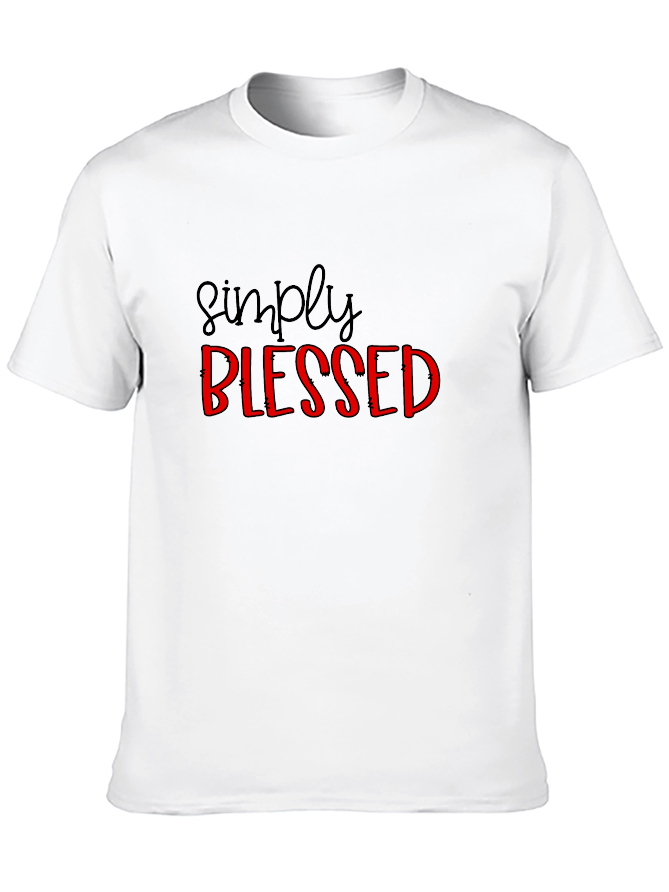 Black Simply Blessed Graphic Tee - Black view 10