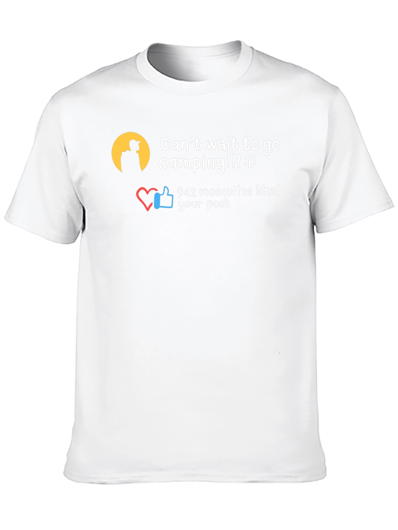 Black Camping Fan T-Shirt -  942 Mosquitoes Liked Your Post! view 10