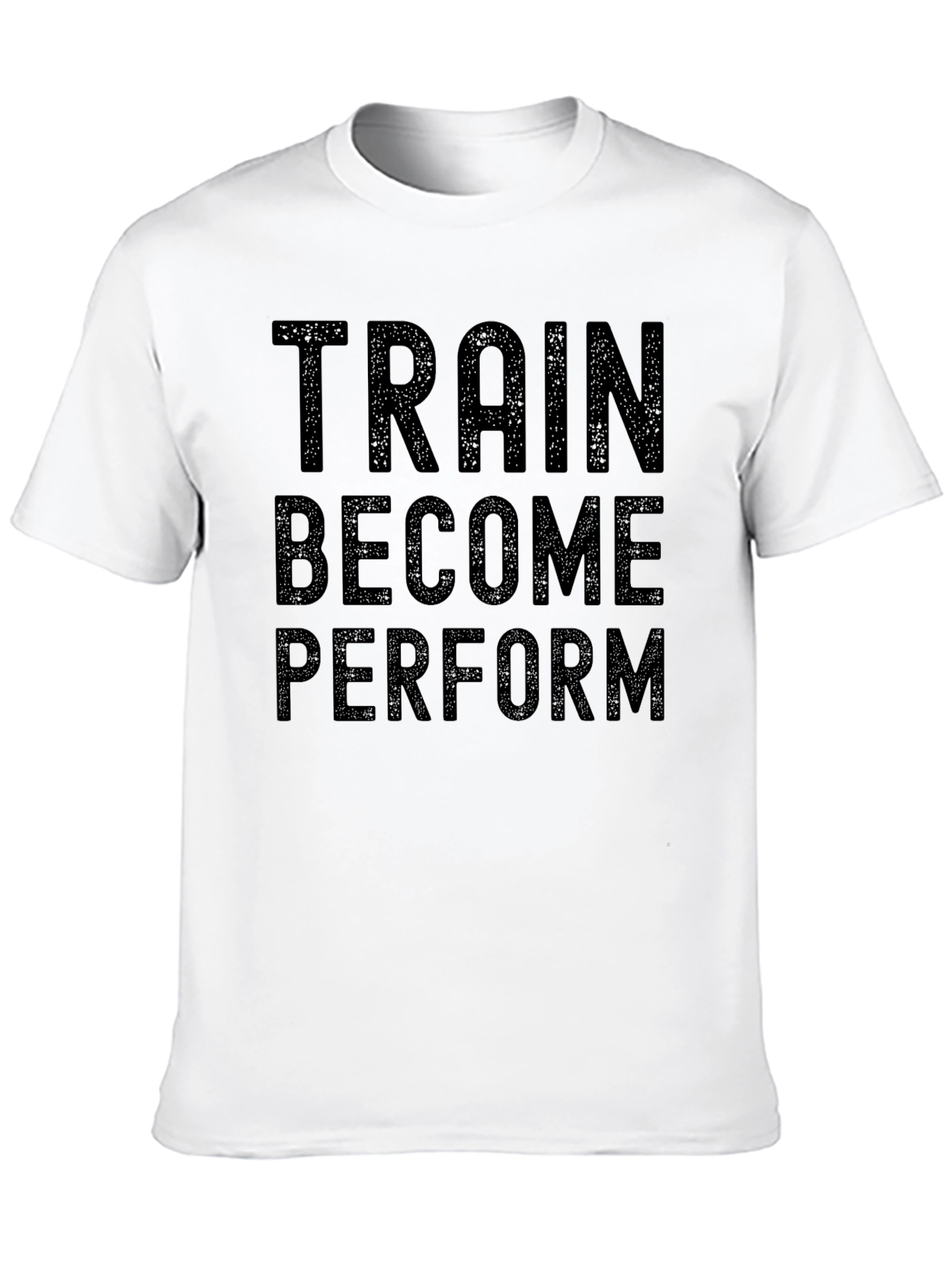 Black Train Become Perform Graphic Tee view 10