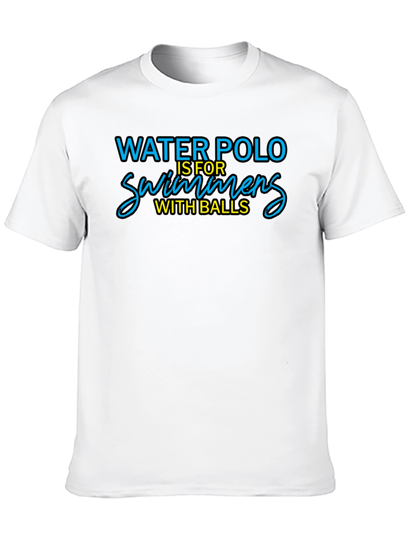 Black Water Polo Swimmers T-Shirt - Funny Sports Tee view 10