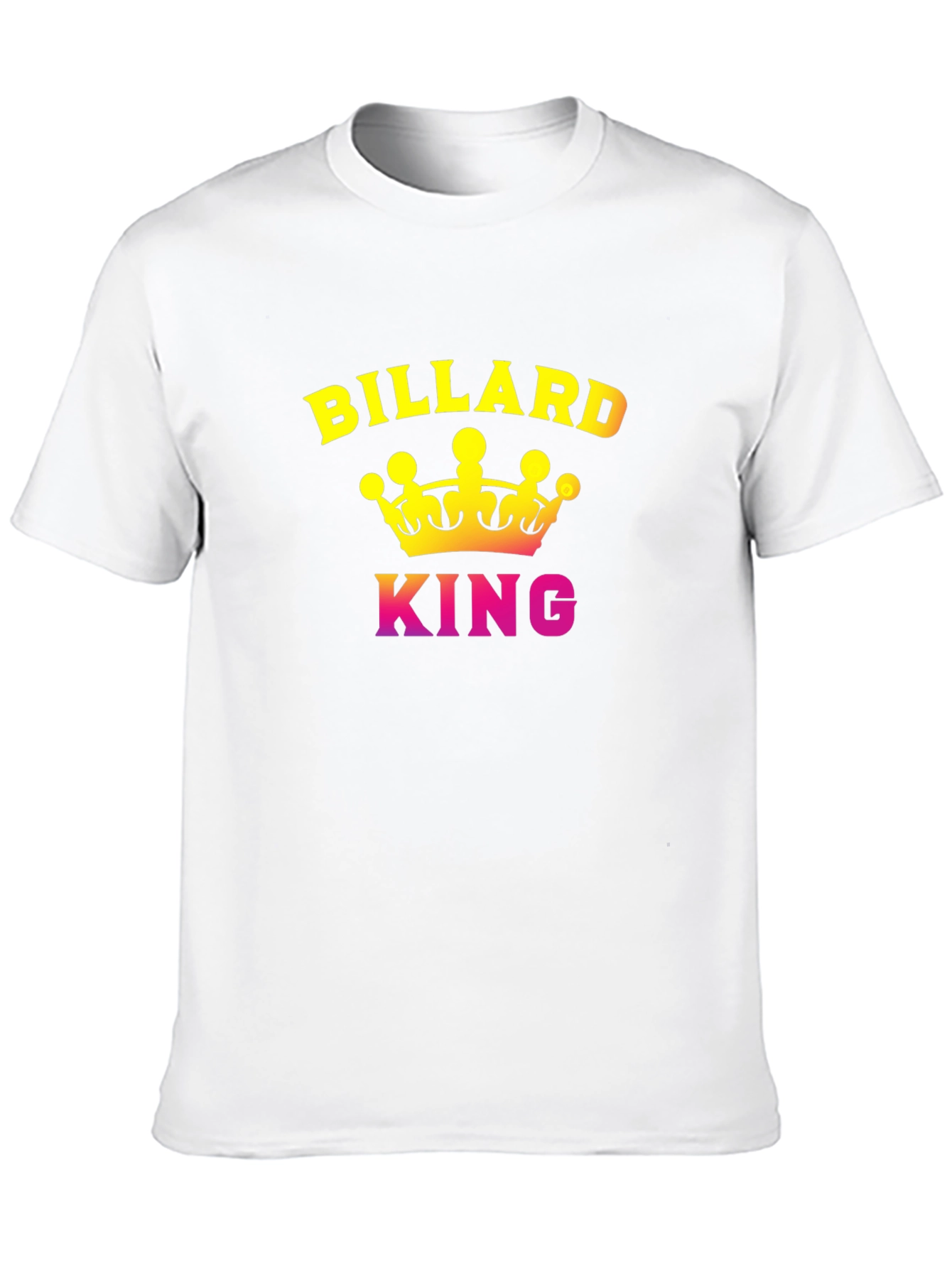 Black Billiard King Graphic T-Shirt - Pool Player Tee view 10