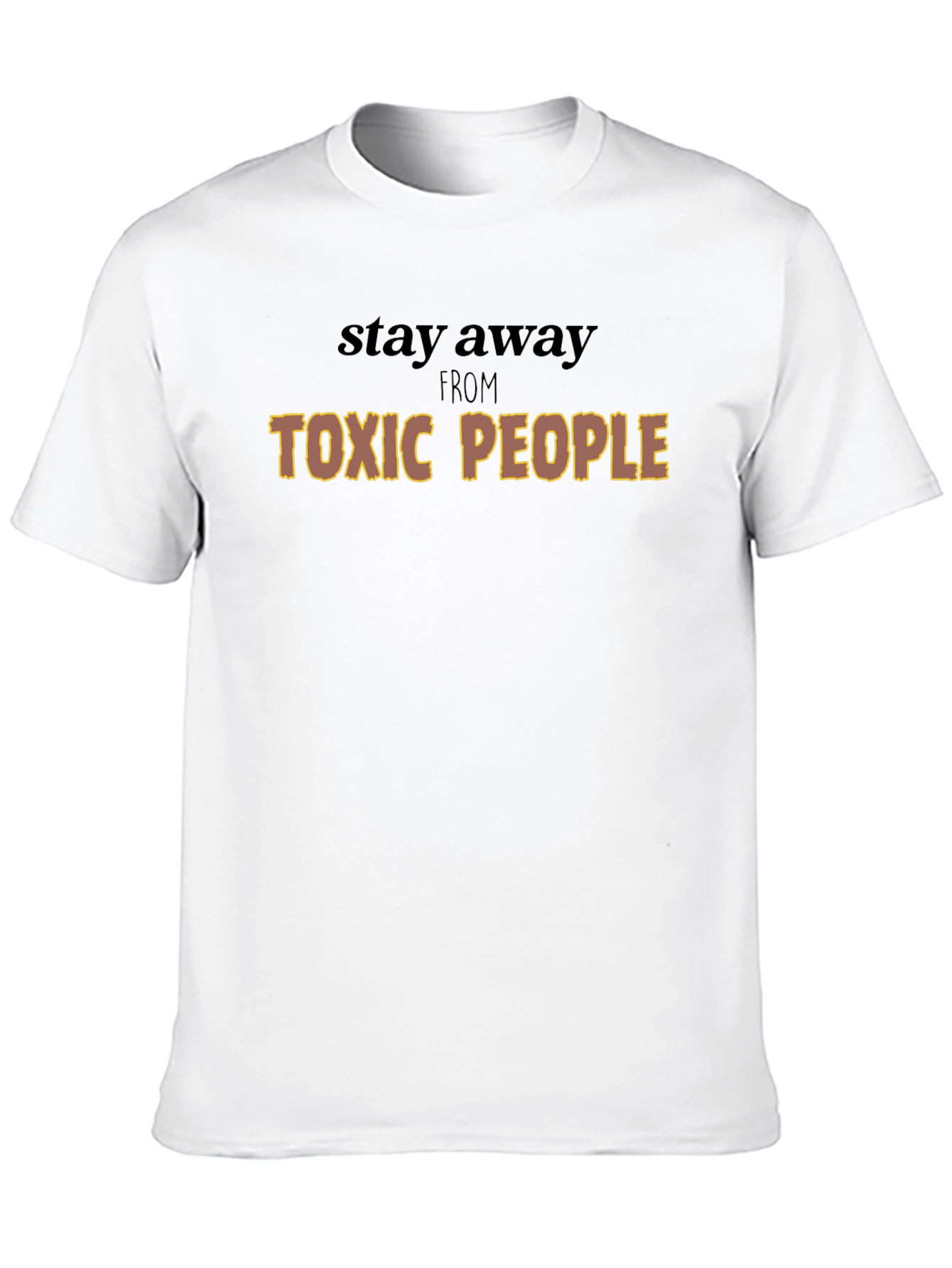 Black Toxic People Graphic Tee - Stay Away T-Shirt view 10