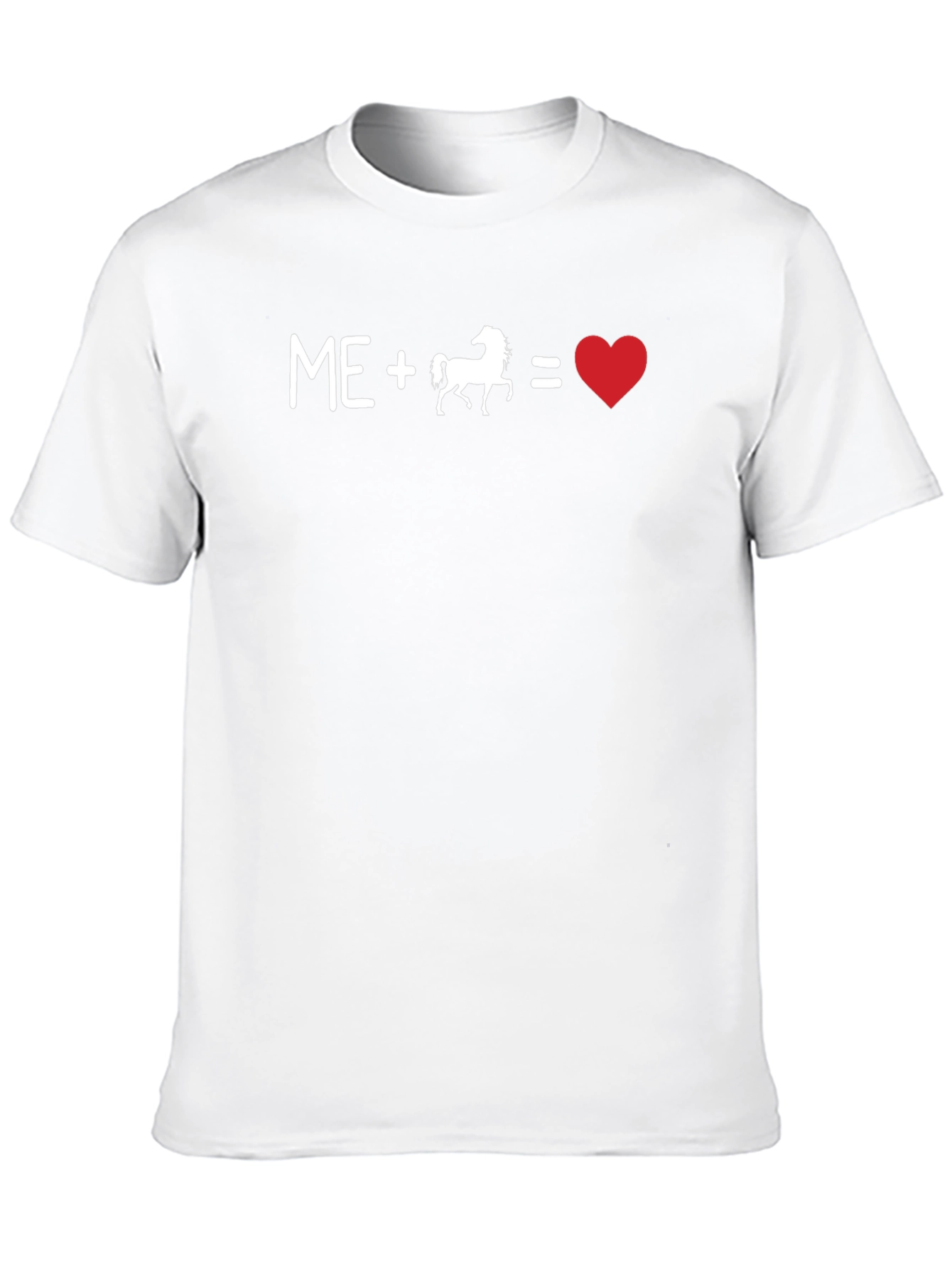 Black Me Plus Horse Equals Love T-Shirt - Black view 10