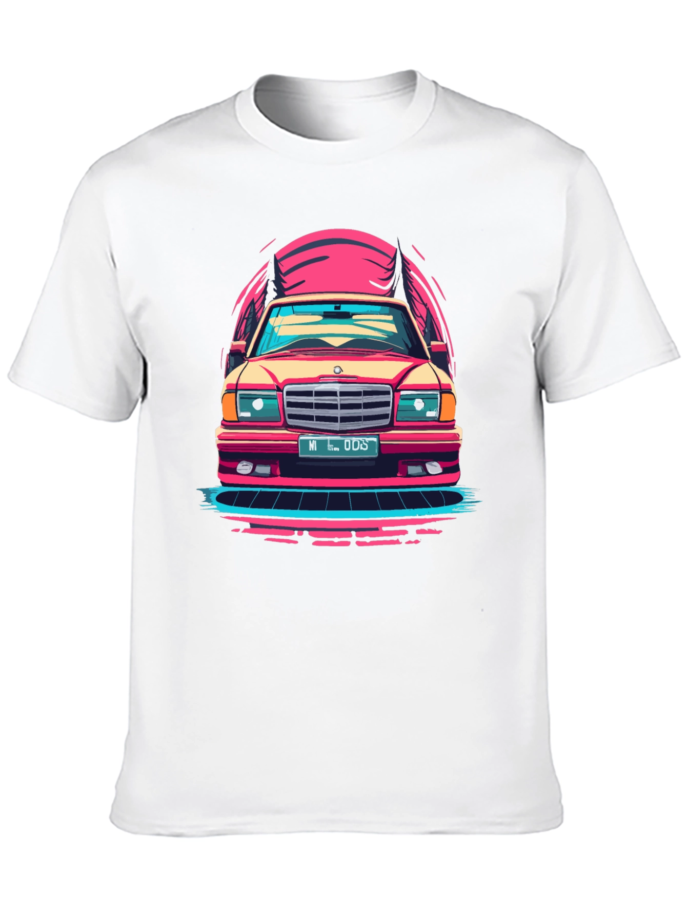 Black Retro Car Graphic T-Shirt - Classic Ride Design view 10