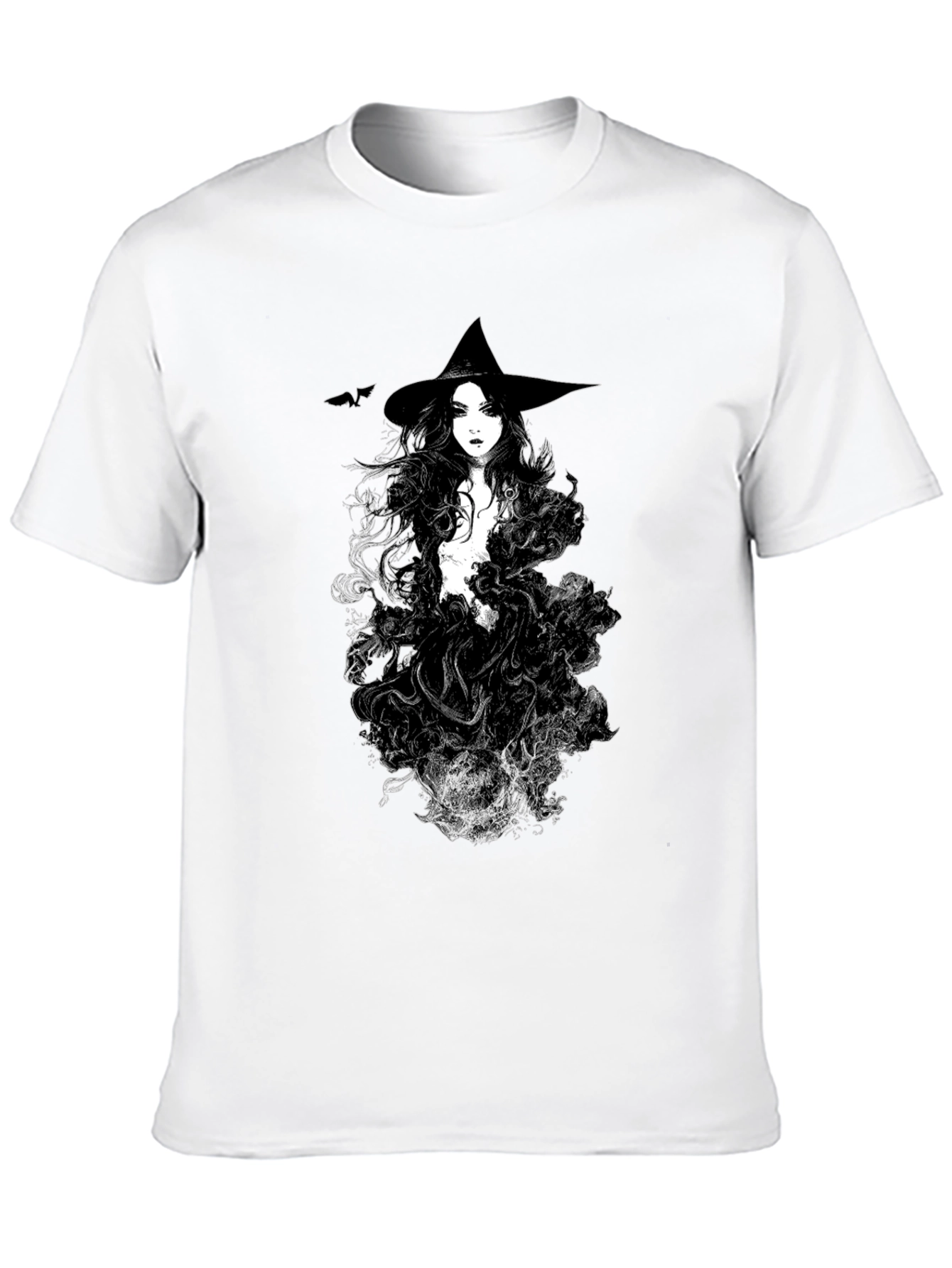 Black Witch Graphic Black T-Shirt view 10