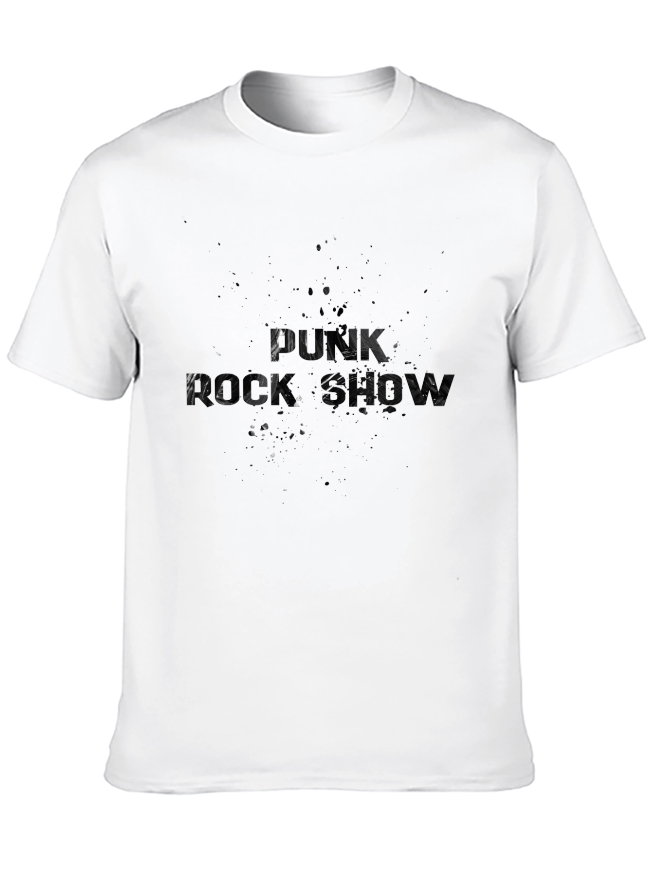 Black Punk Rock Show Black T-Shirt view 10
