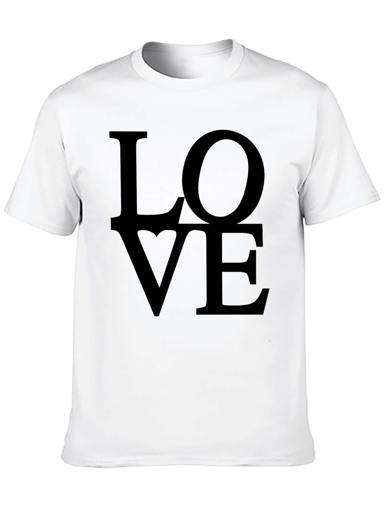 Black Love Graphic Print Tee - Stylish Black T-Shirt view 10