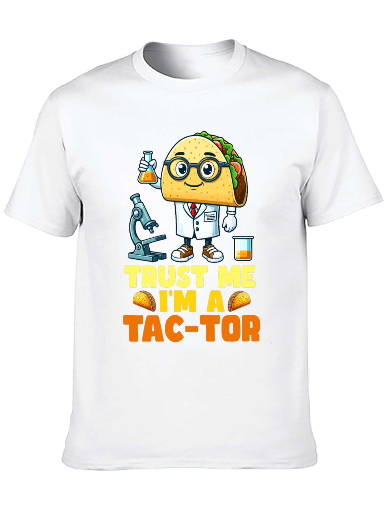 Black Trust Me I'm A Tac-Tor T-Shirt view 10