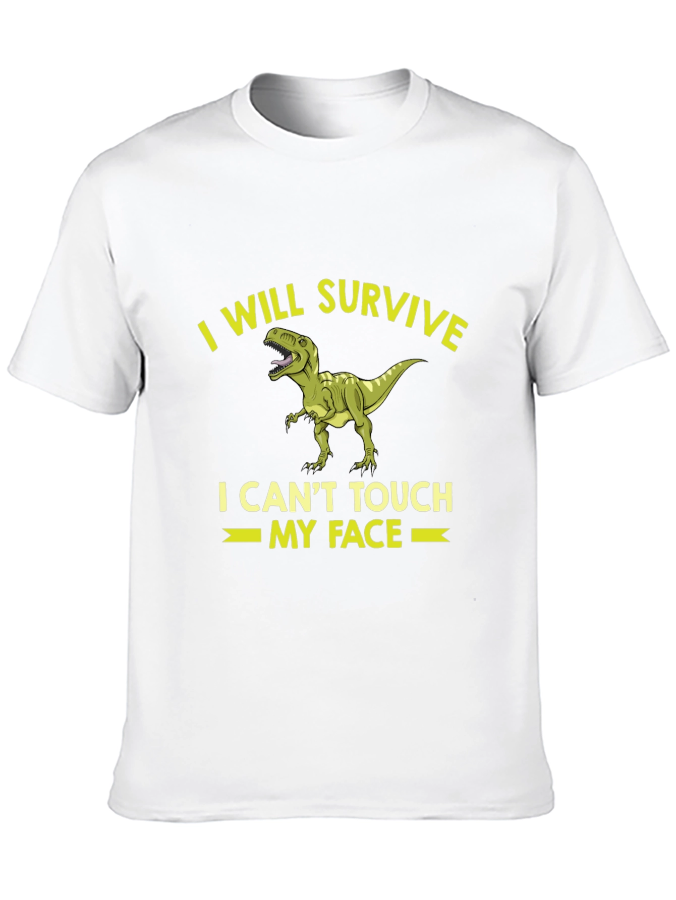 Black I Will Survive Dinosaur T-Shirt view 10