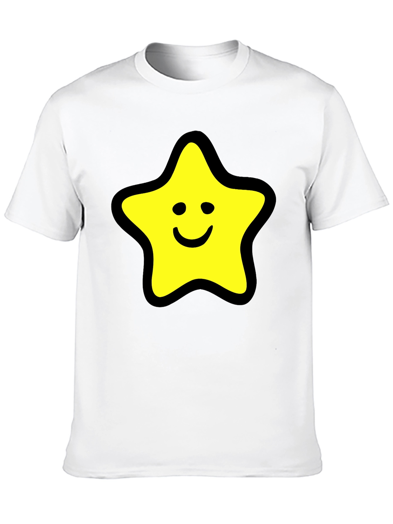 Black Star Graphic Black T-Shirt - Comfortable Cotton Blend view 10