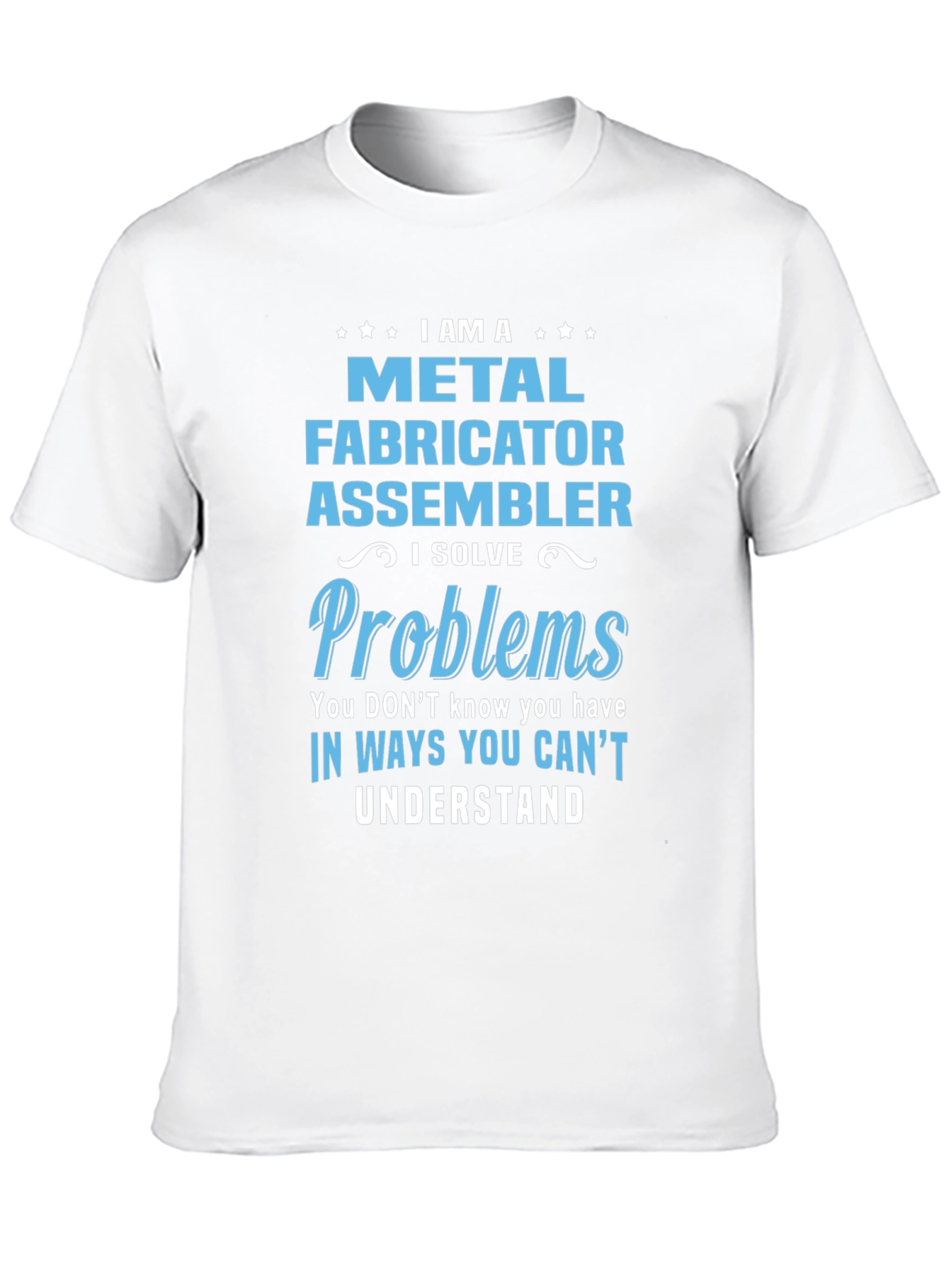 Black Metal Fabricator Assembler Funny T-Shirt view 10