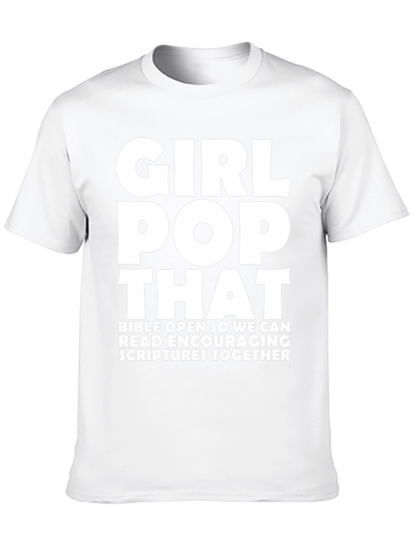 Black Girl Pop That Graphic Tee - Bible Scriptures view 10