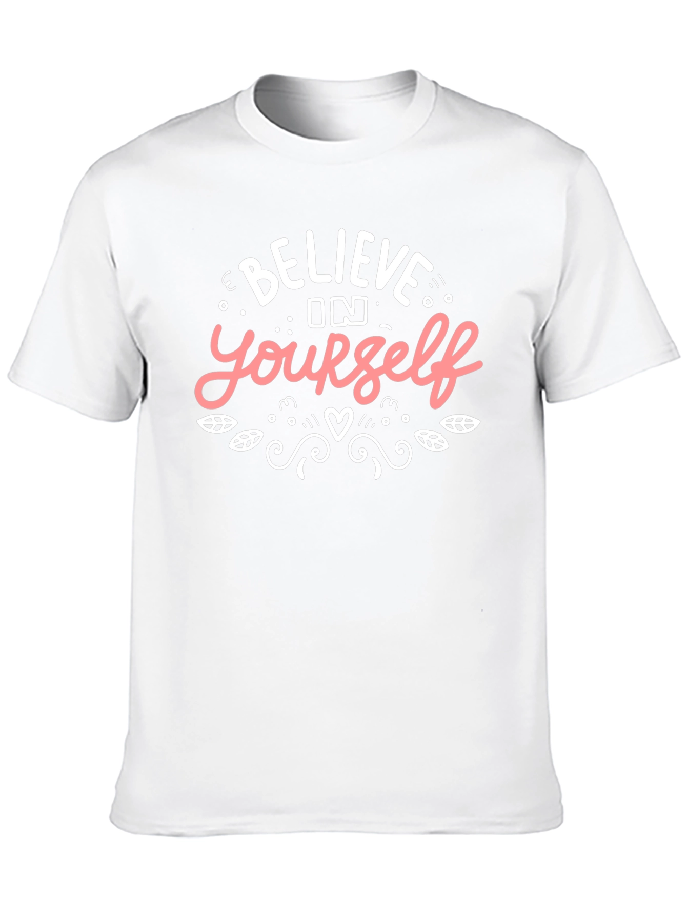 Black Believe in Yourself T-Shirt - Motivational Black Tee view 10