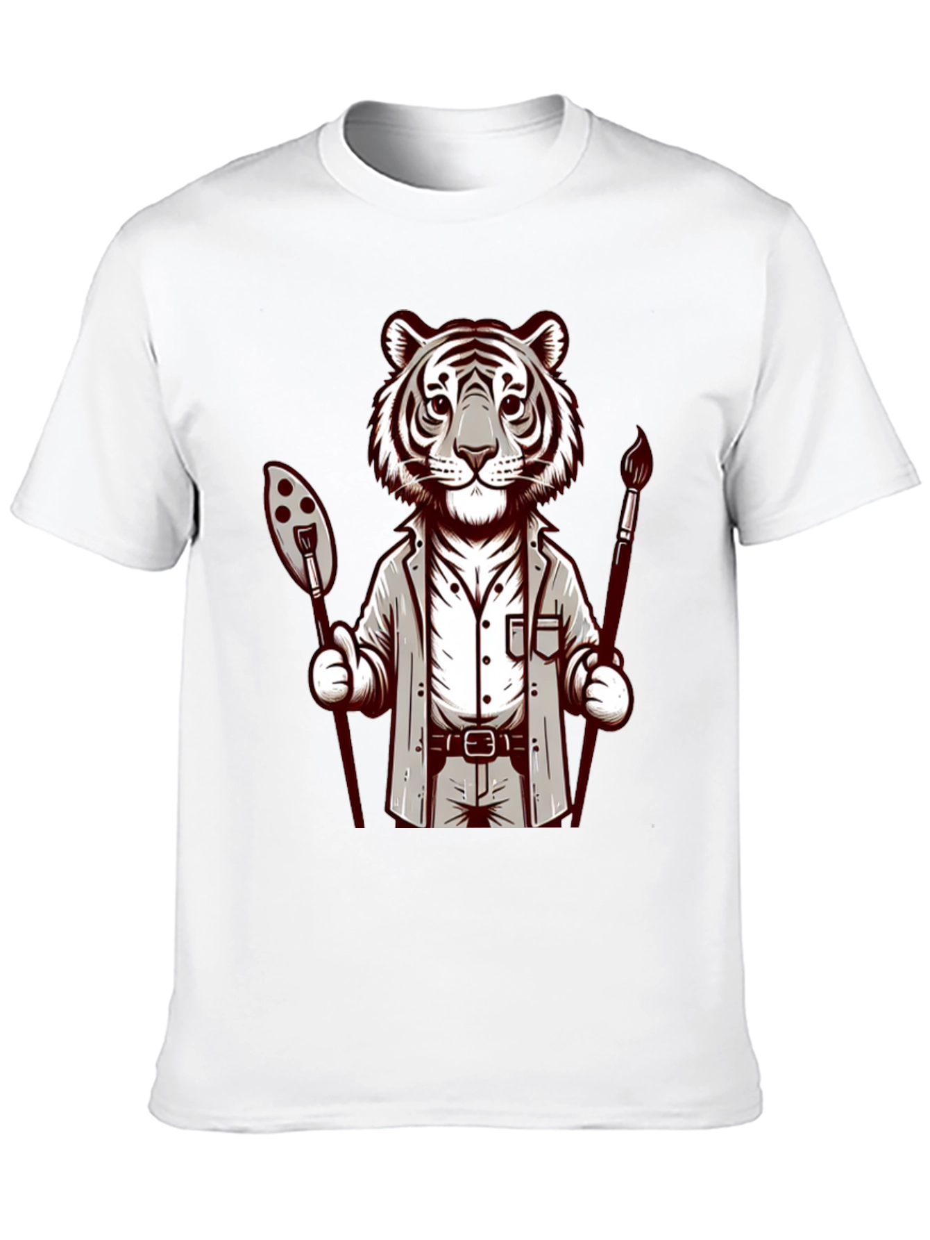 Black Tiger Artist Graphic Tee - Unique Design view 10