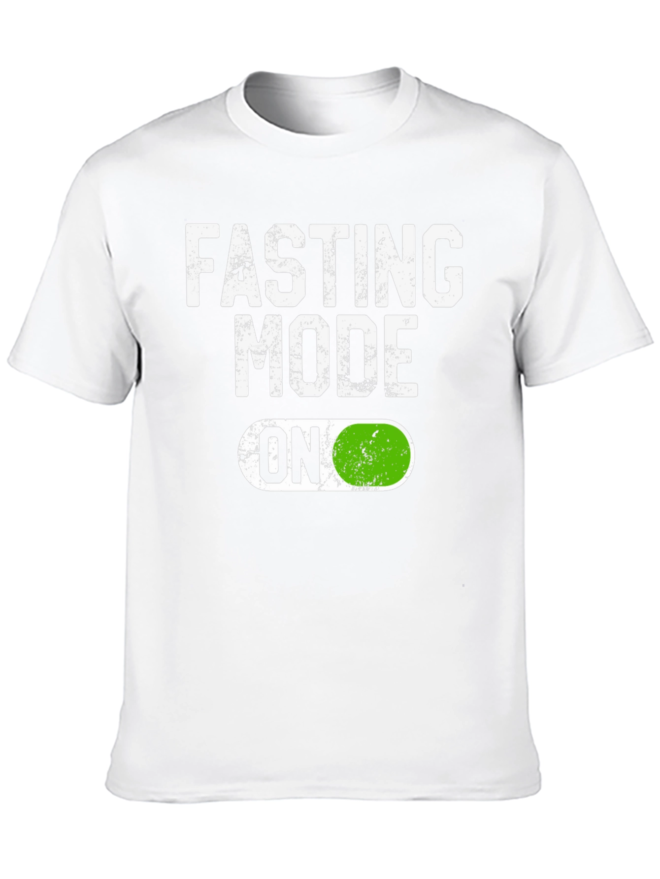 Black Fasting Mode On T-Shirt - Funny Diet Tee view 10