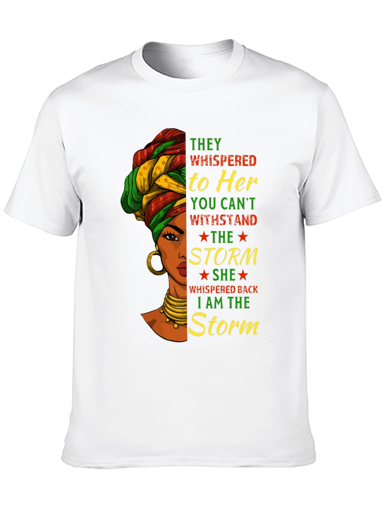 Black I am the Storm Graphic T-Shirt view 10