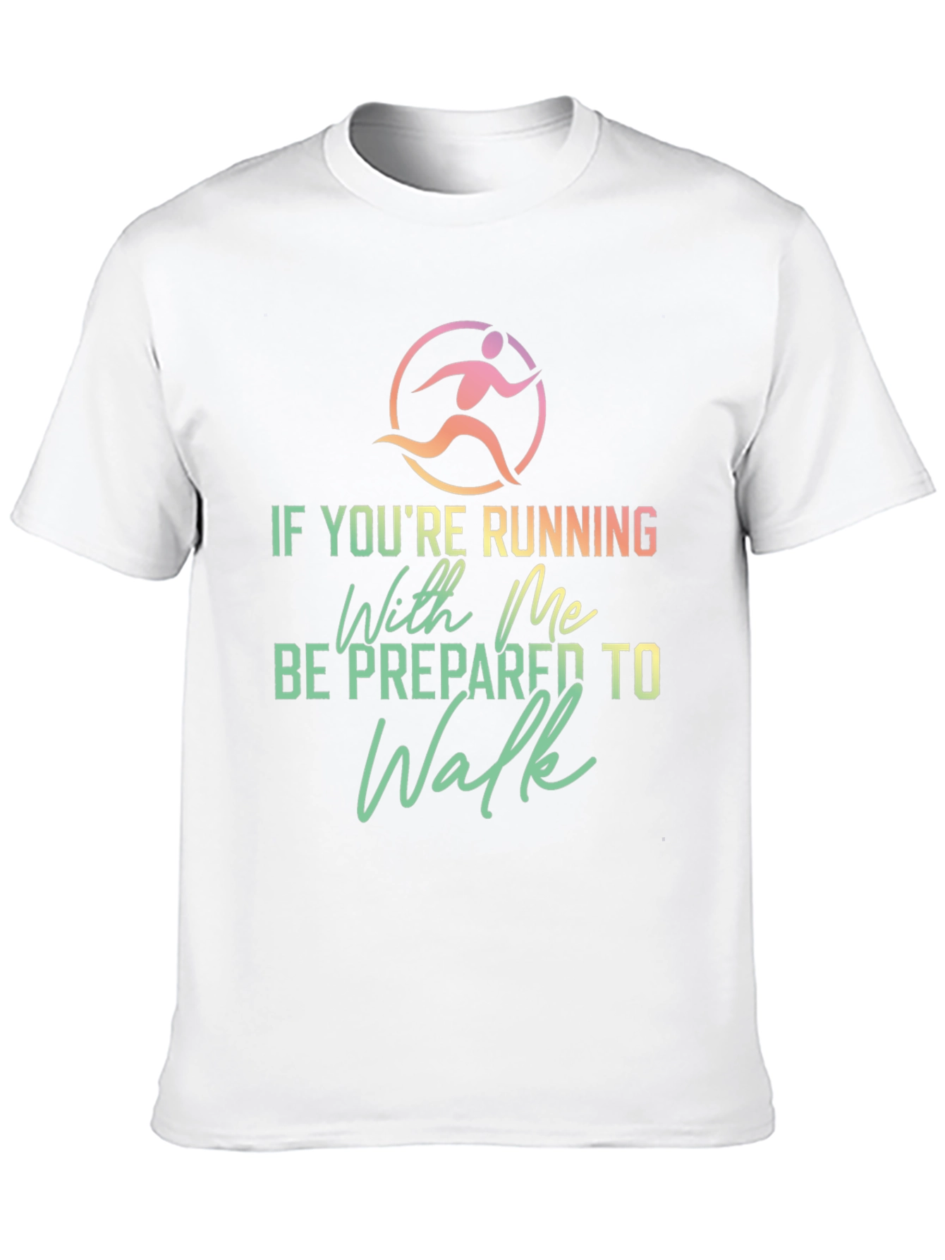Black Funny Running Shirt: Be Prepared To Walk view 10