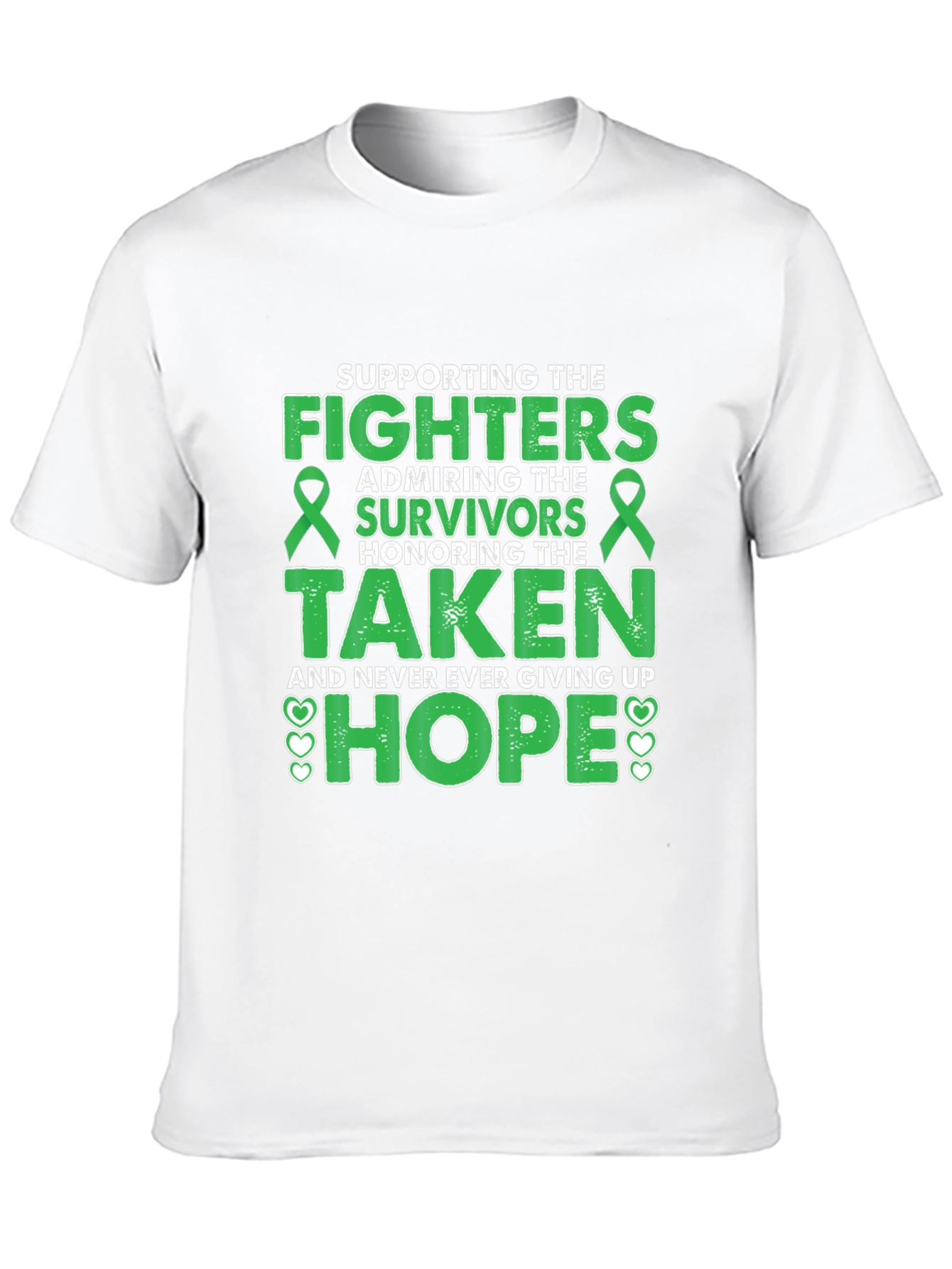 Black Supporting The Fighters Graphic T-Shirt view 10