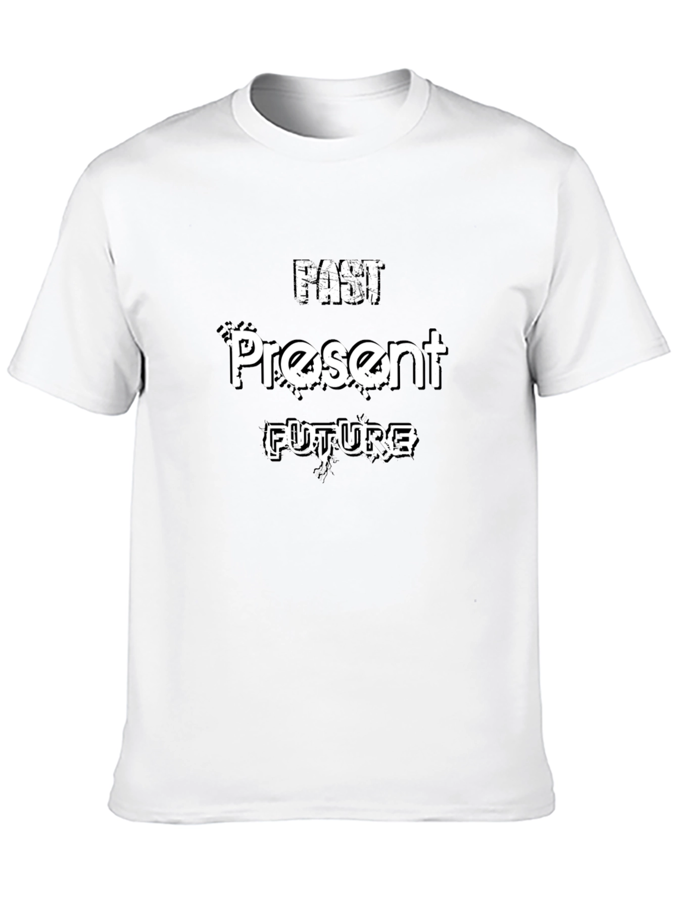 Black Past Present Future Graphic Tee view 10