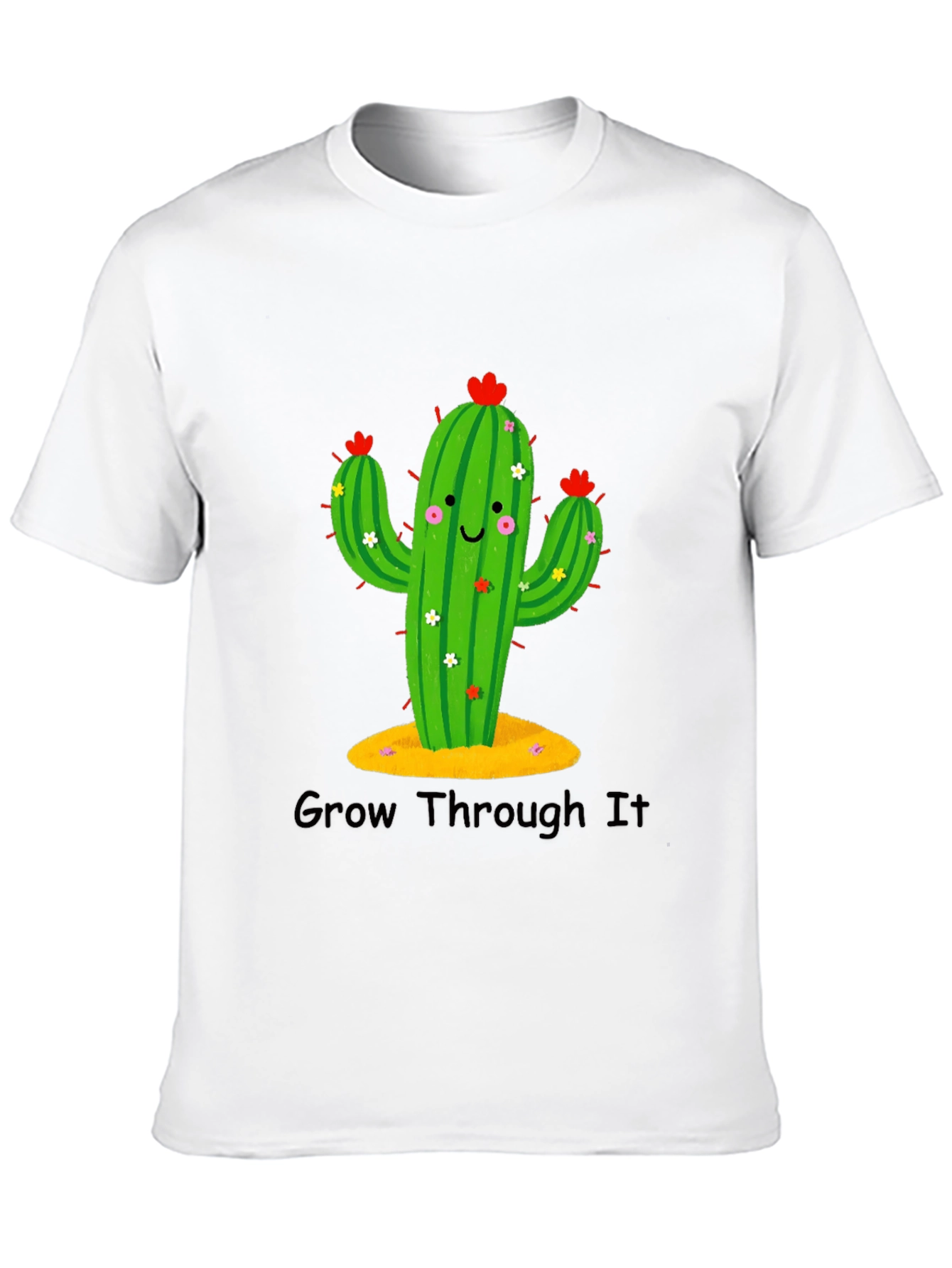 Black Cactus Graphic Tee - Grow Through It view 10