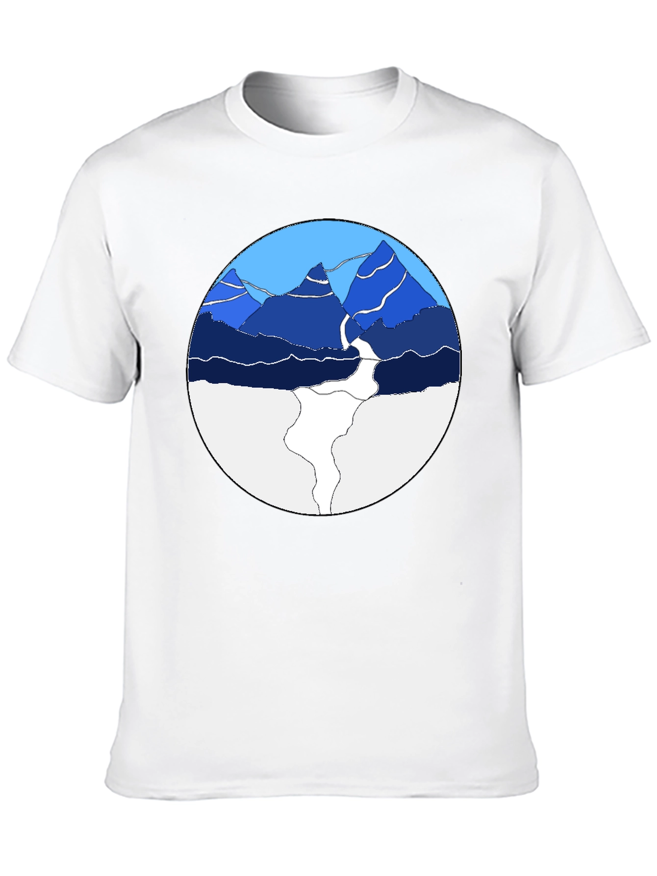 Black Mountain Graphic Print Crew Neck T-Shirt view 10