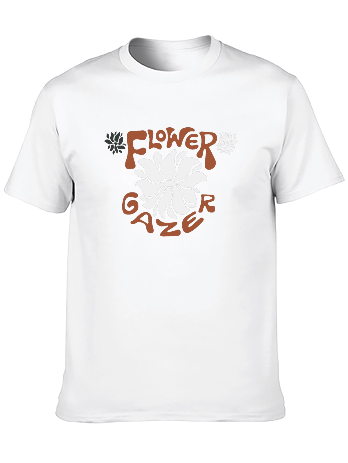 Black Flower Gazer Graphic Tee view 10