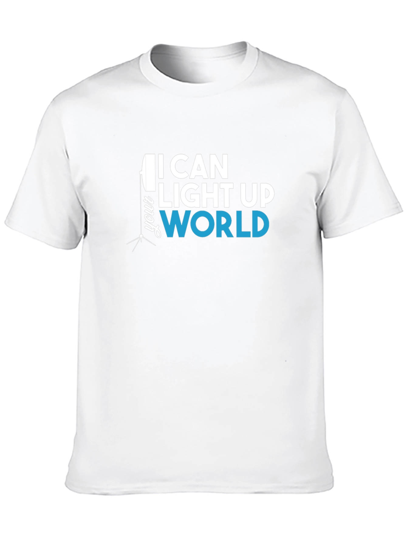 Black I Can Light Up Your World - Graphic T-Shirt view 10