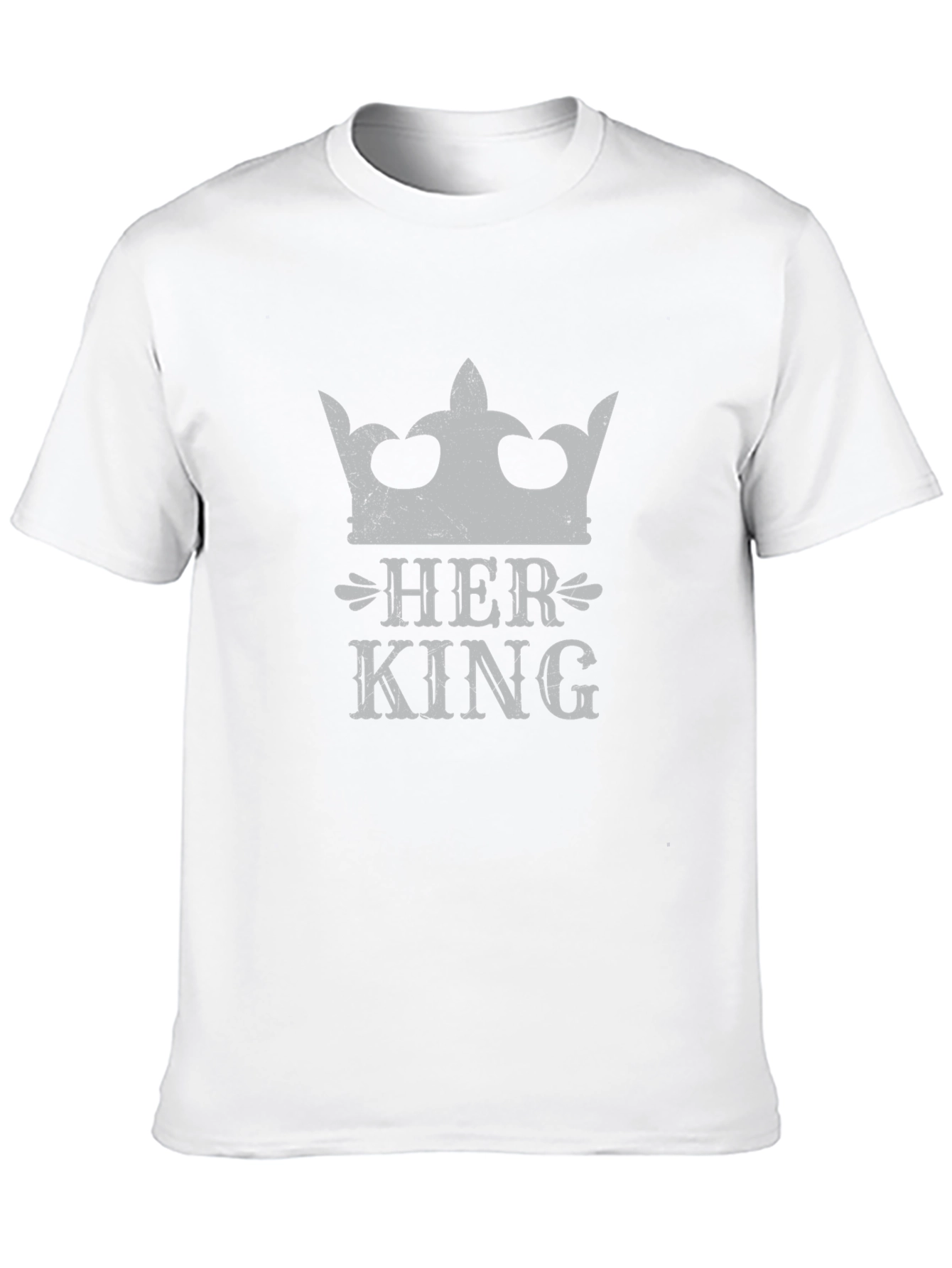 Black Her King Graphic T-Shirt view 10