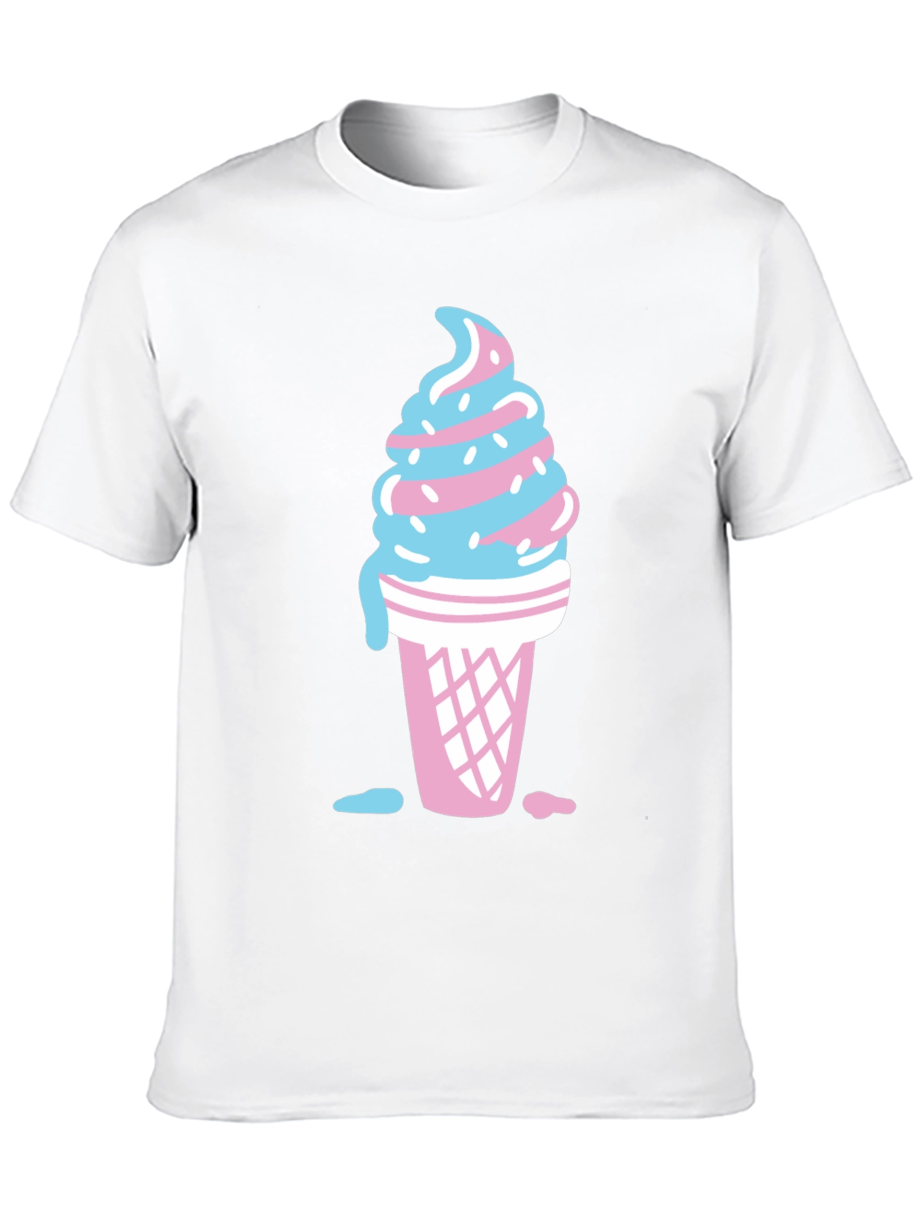 Black Ice Cream Cone T-Shirt view 10